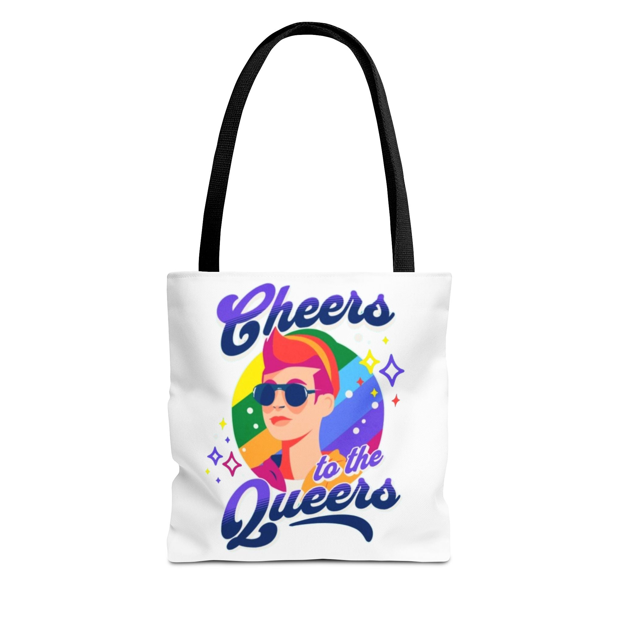 Cheers to the Queers Design LGBTQIA+ themed Tote bag