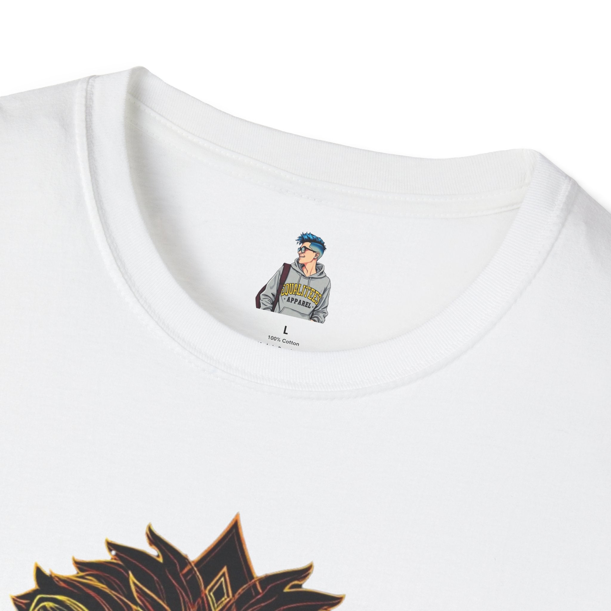 Black & Proud Lion Softstyle T-Shirt - Unisex Graphic Tee