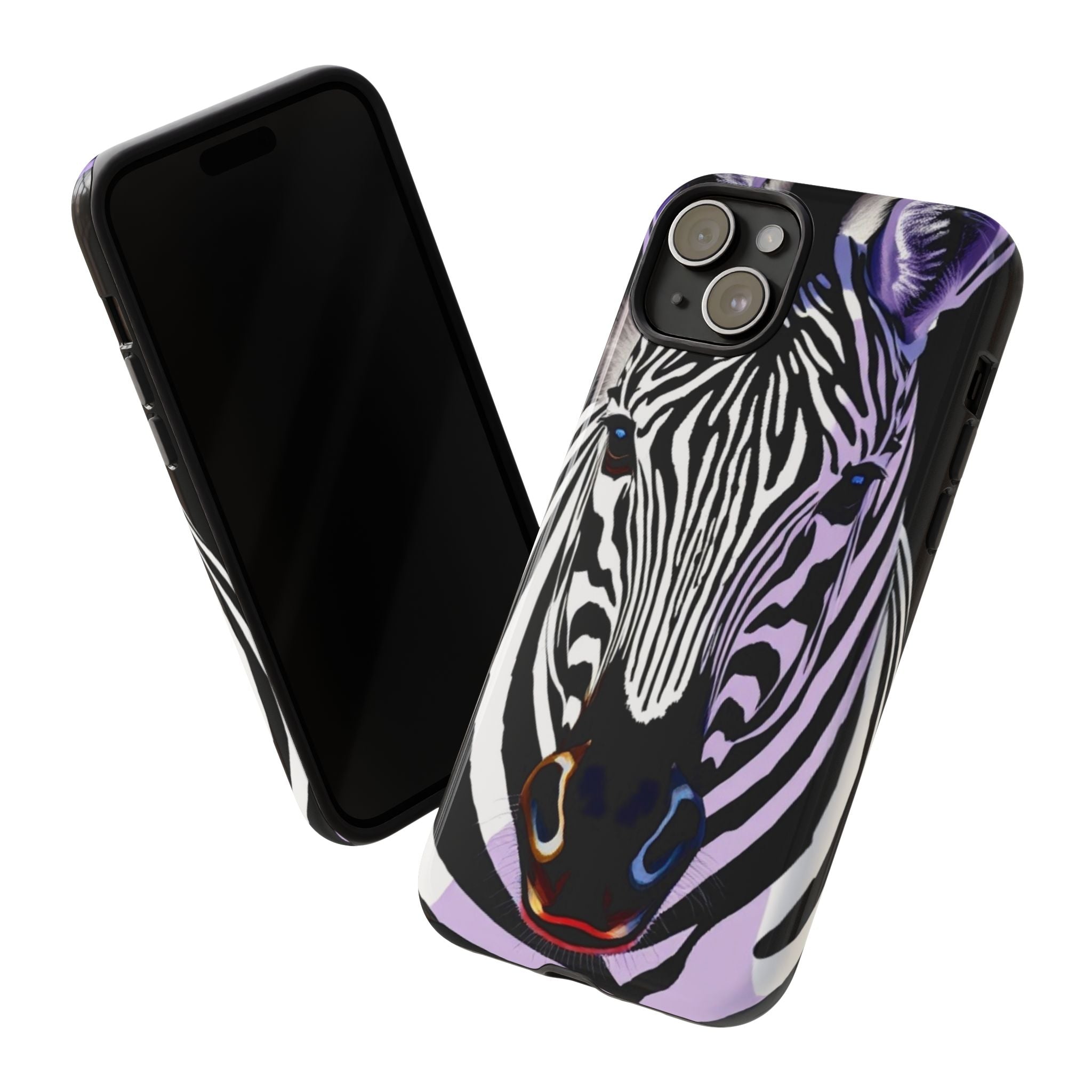 Android OR iPhone Compatible Cases - Zebra Design - Unique Tough Cases