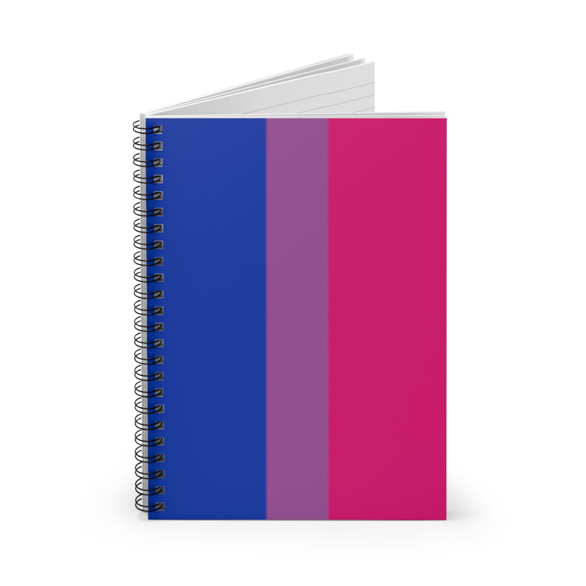 Bisexual Pride Spiral Notebook - Ruled Lines for Creative Minds