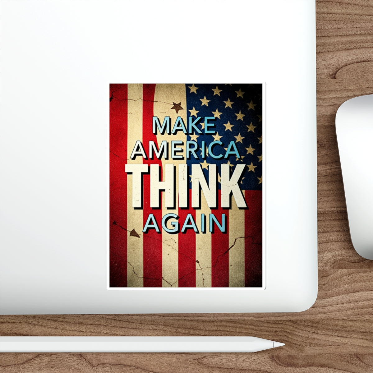 Die-Cut Stickers - Make America Think Again