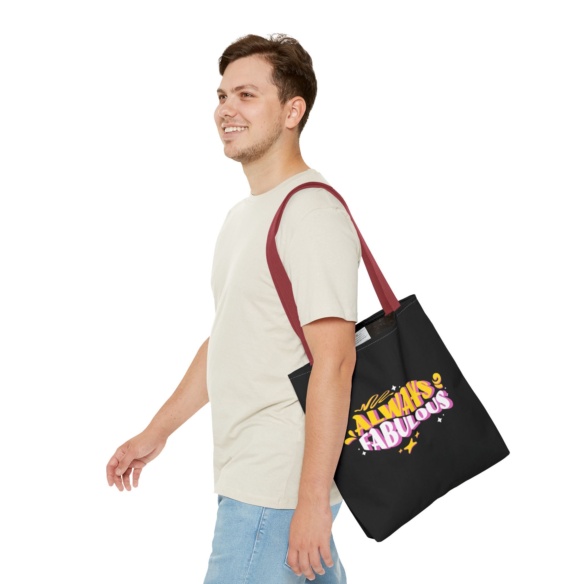 Always Fabulous Text Design tote bag