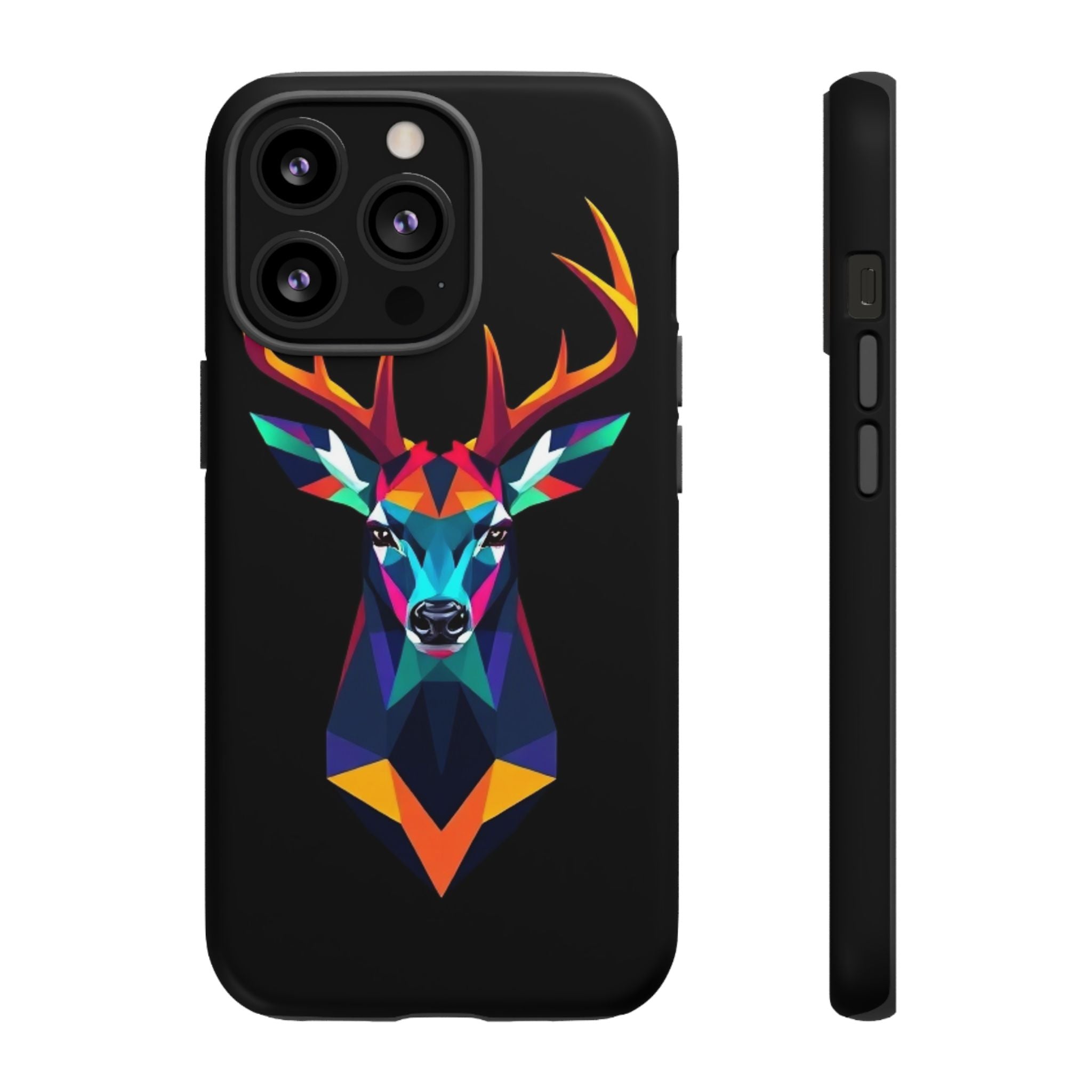 Colorful Fractal Deer Art Design Tough Case For Android & iPhone