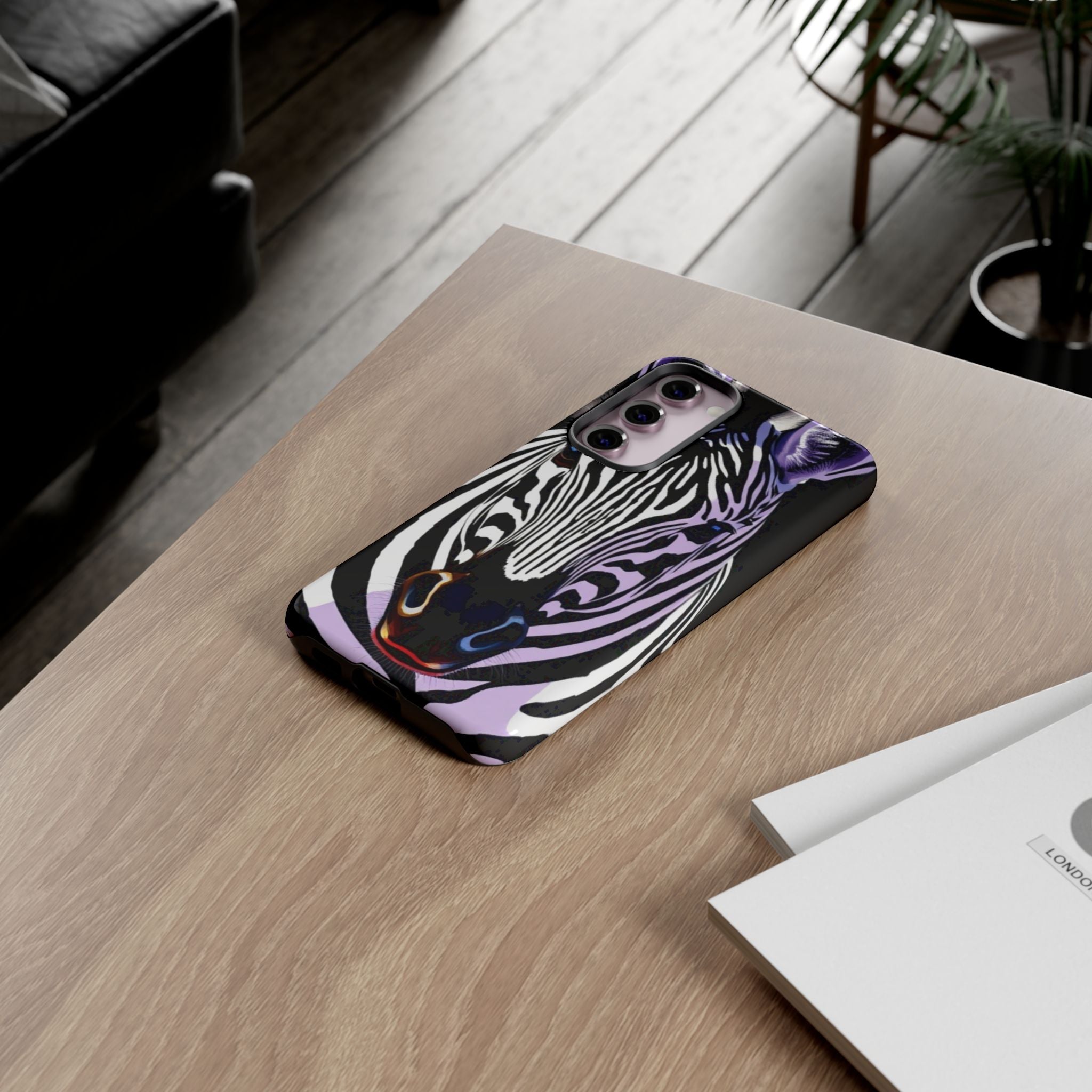 Android OR iPhone Compatible Cases - Zebra Design - Unique Tough Cases