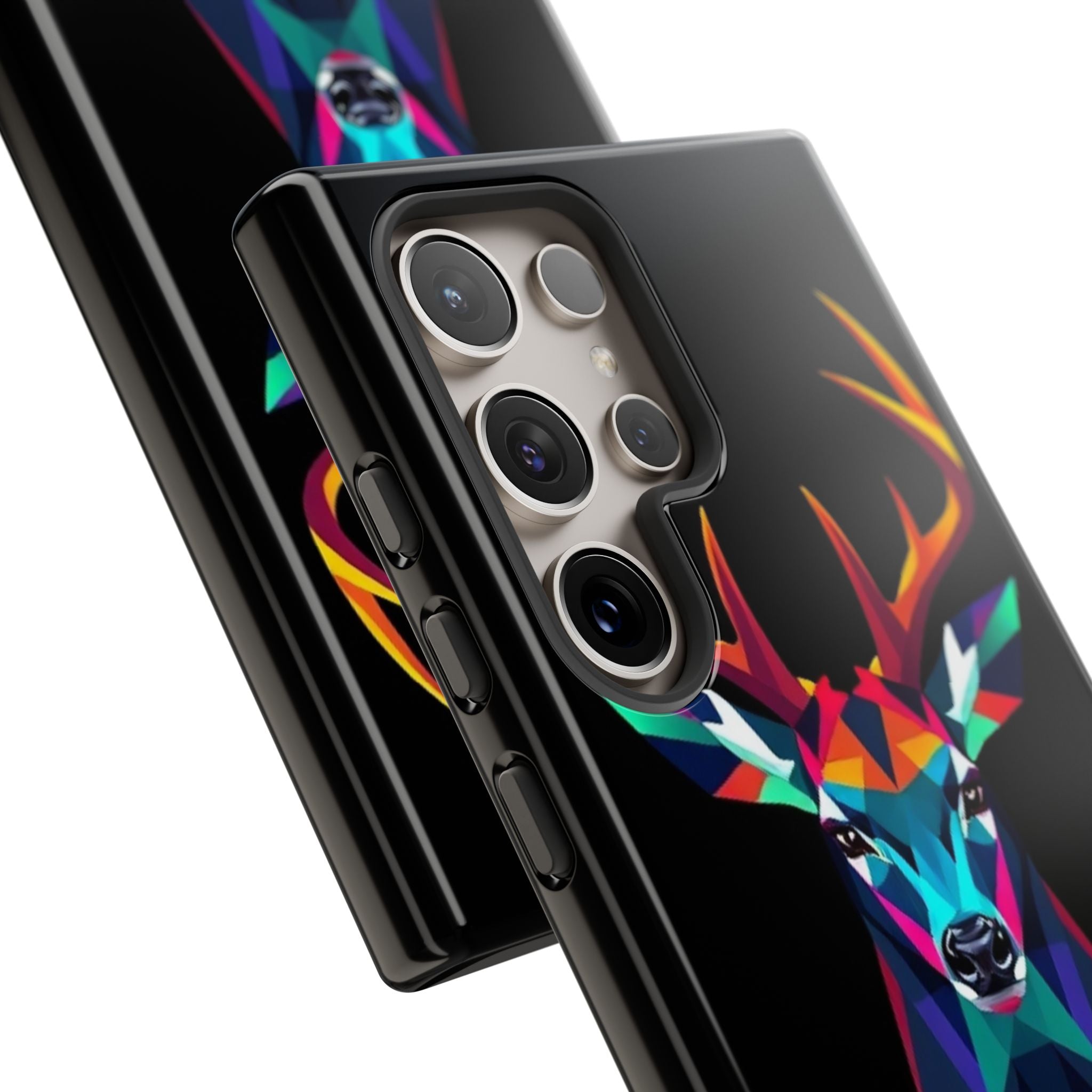 Colorful Fractal Deer Art Design Tough Case For Android & iPhone