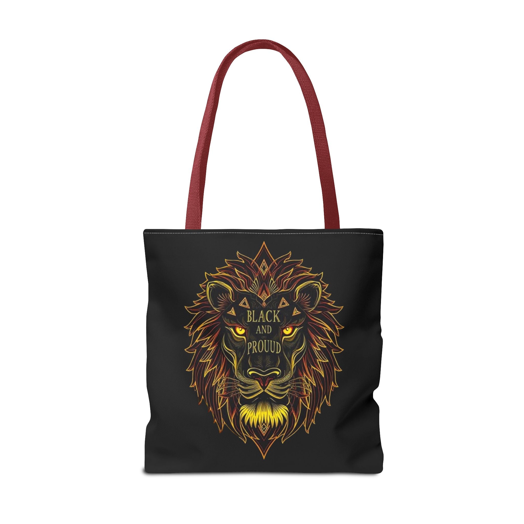Black and Proud Lion Tote Bag