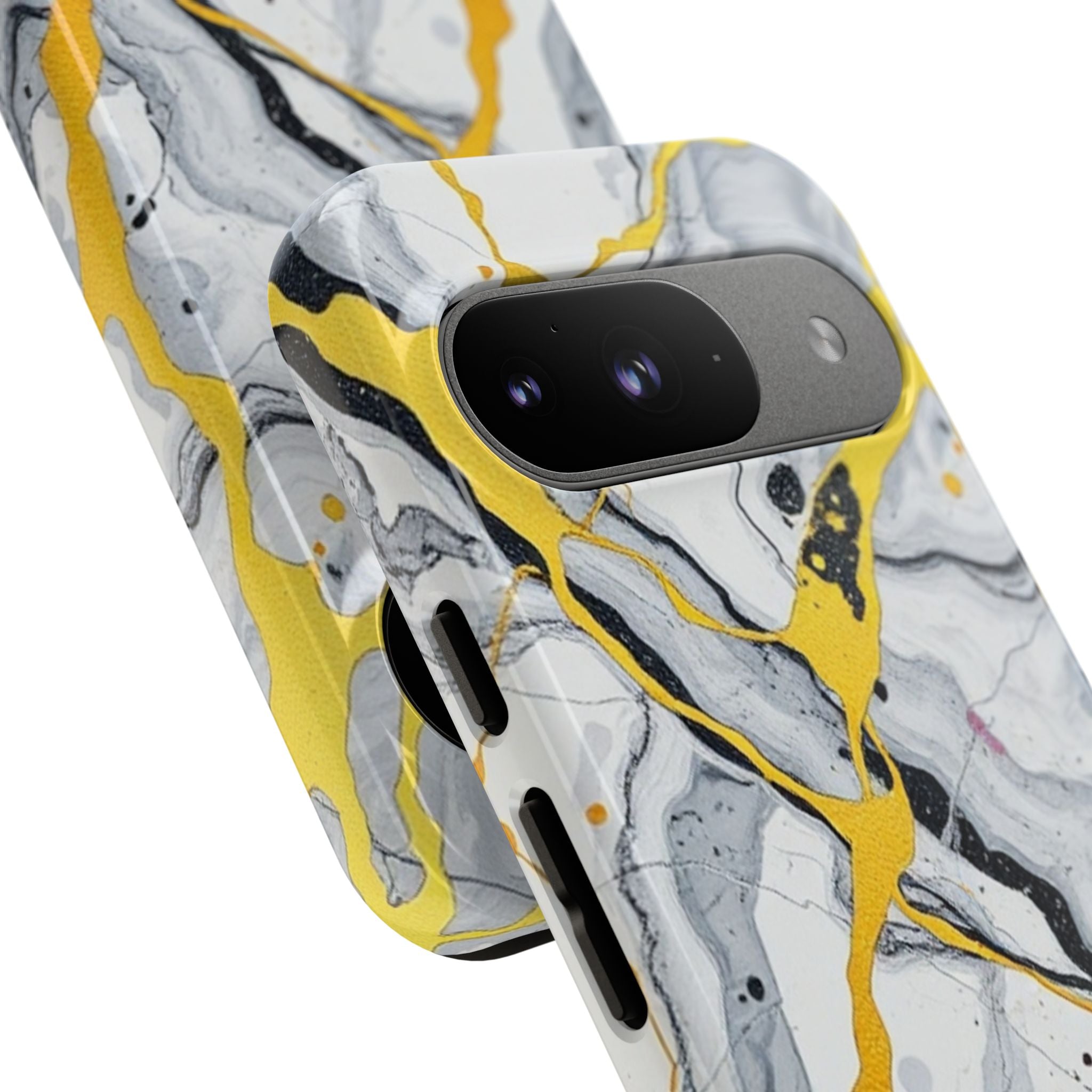 Beautiful Marble and Gold Design Tough Cases For Android & iPhone