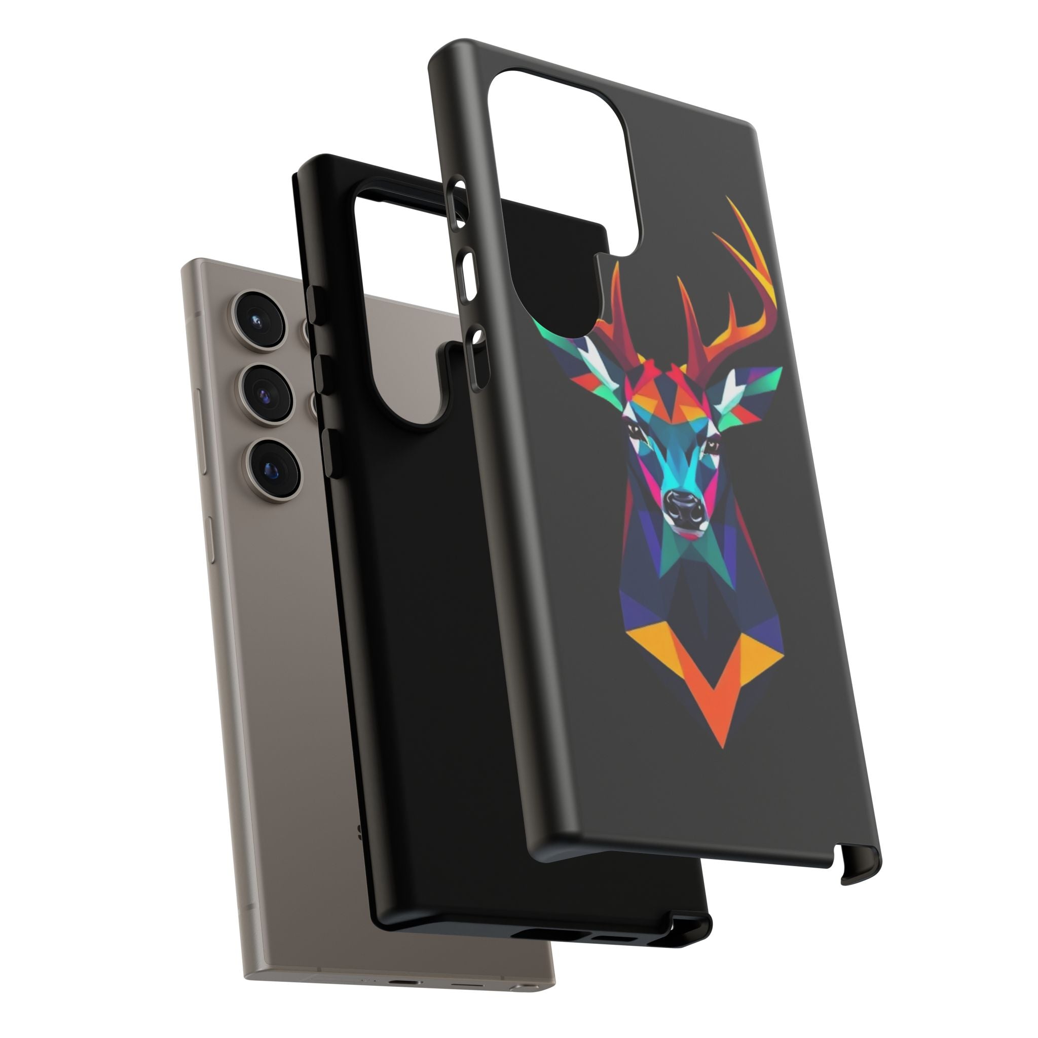 Colorful Fractal Deer Art Design Tough Case For Android & iPhone