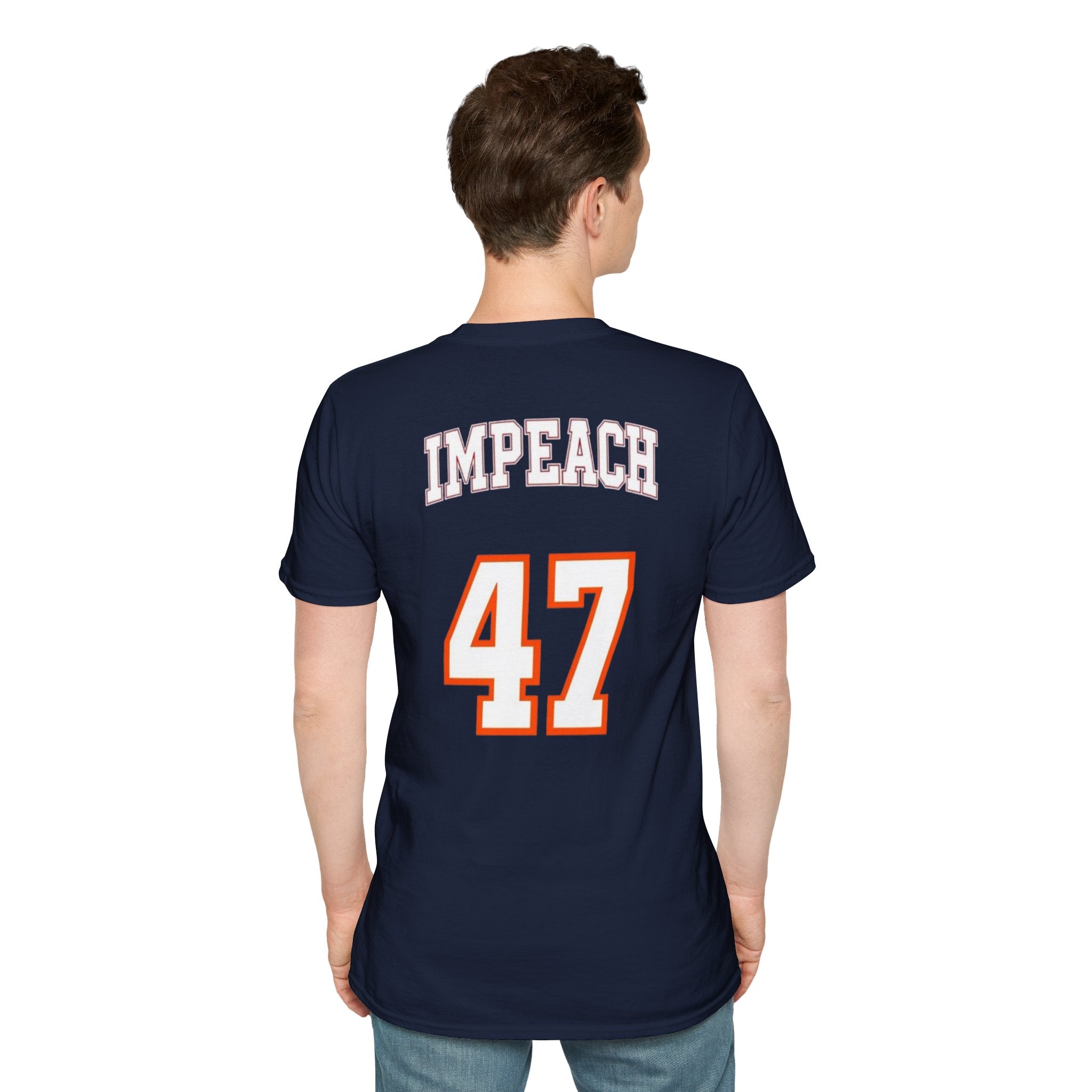 American Patriots Unisex Softstyle T-Shirt - Impeach 47 Graphic Tee