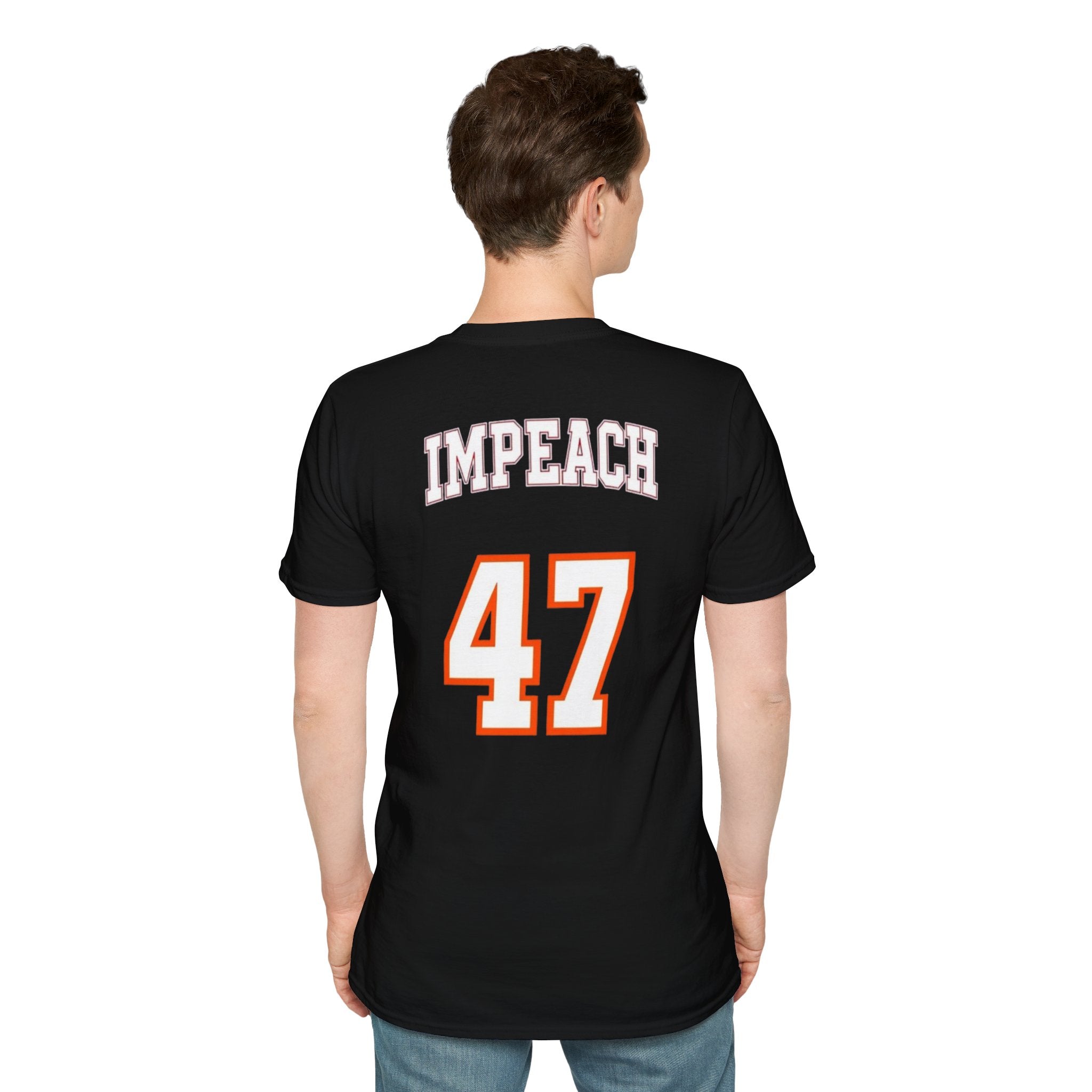 American Patriots Unisex Softstyle T-Shirt - Impeach 47 Graphic Tee