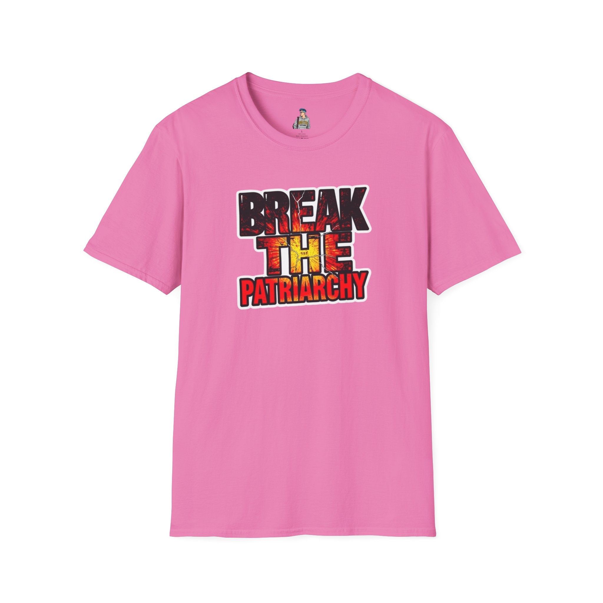 Break the Patriarchy Unisex Softstyle T-Shirt - Empowerment Wear for Social Change