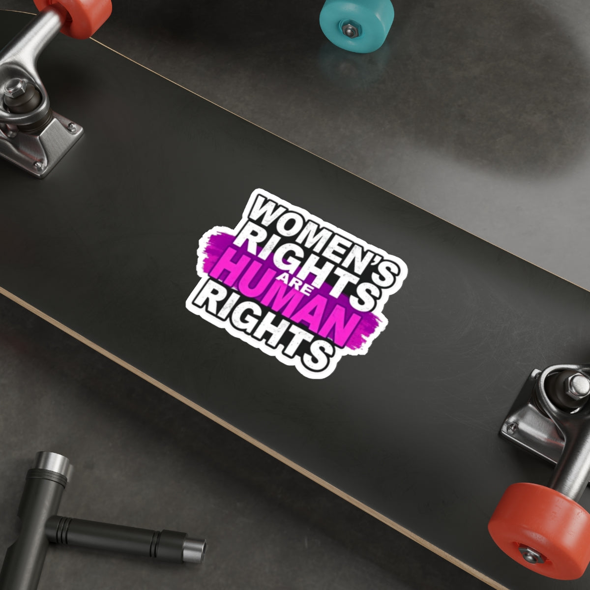 Die-Cut Stickers - WOMEN'S RIGHTS ARE HUMAN RIGHTS