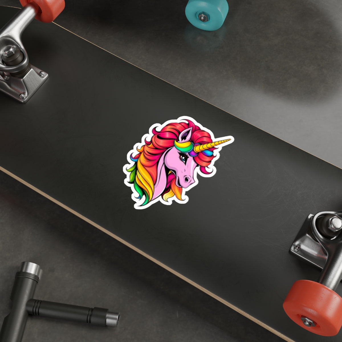 Die-Cut Stickers - Pink Unicorn