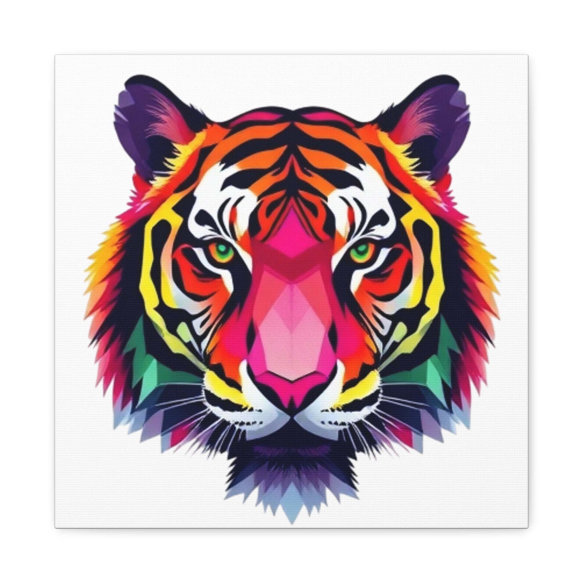 Colorful Tiger Canvas Art - Vibrant Wall Decor for Animal Lovers