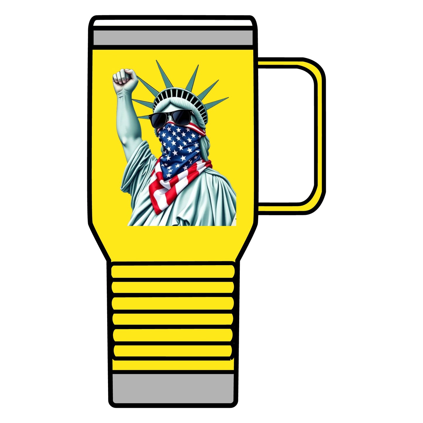 #RESIST with Lady Liberty Travel Mug - 20oz