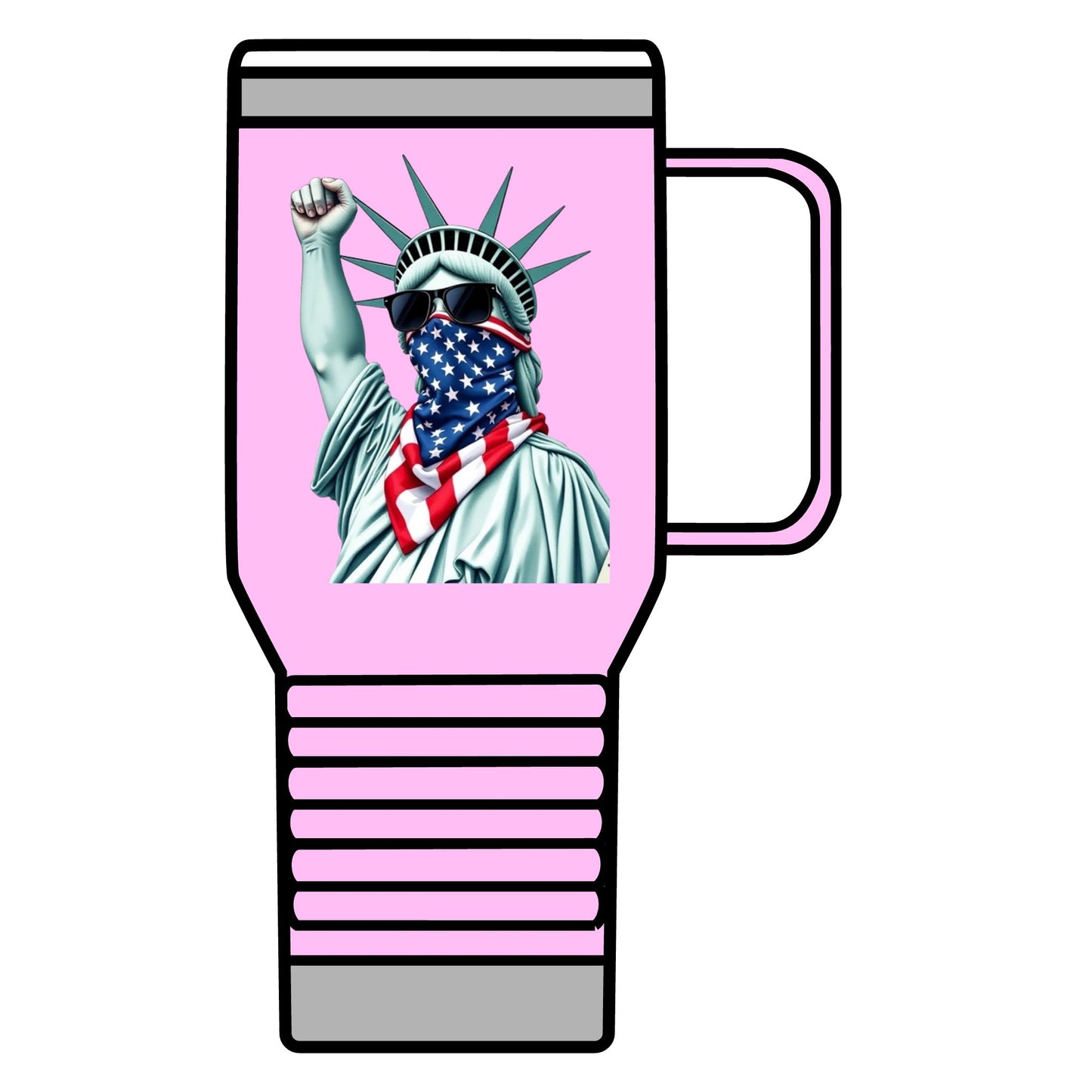 #RESIST with Lady Liberty Travel Mug - 20oz