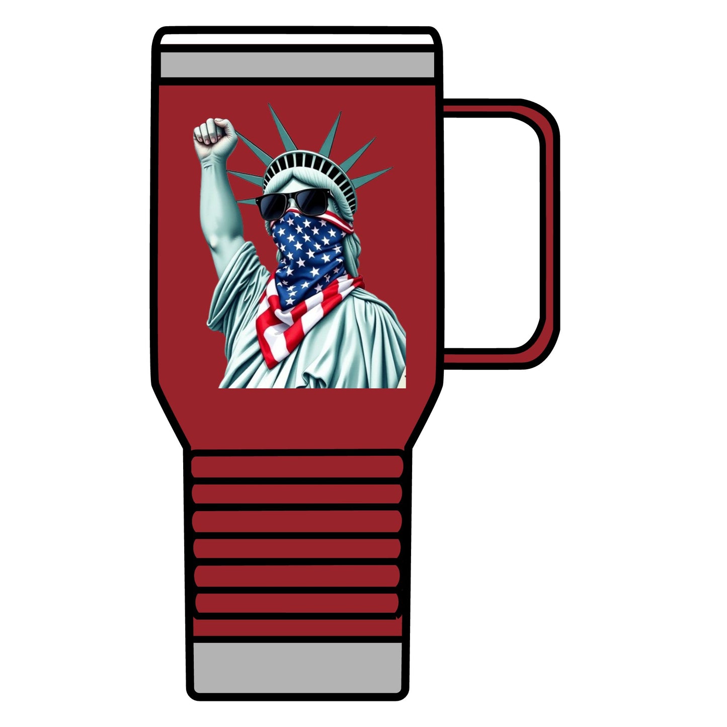 #RESIST with Lady Liberty Travel Mug - 20oz