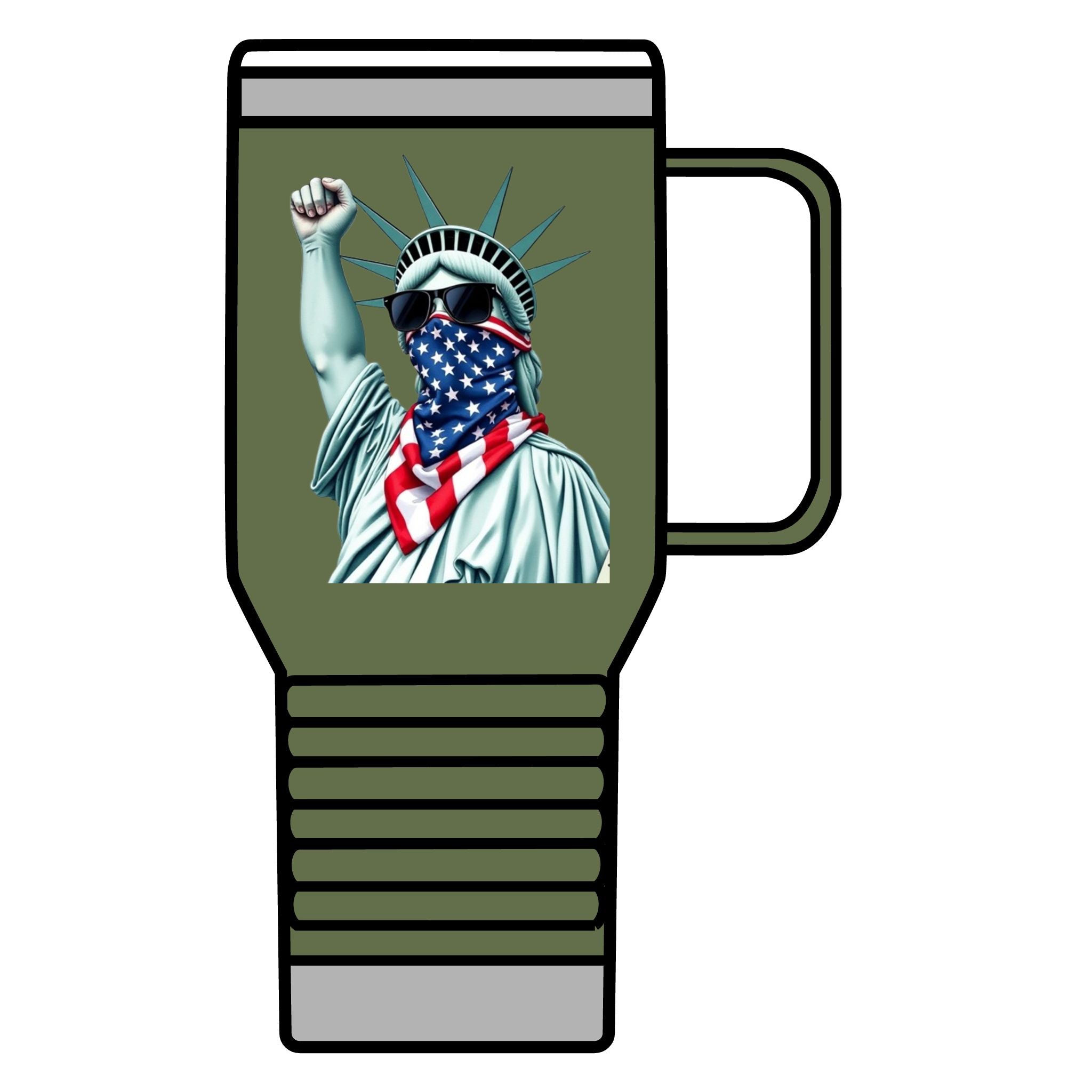#RESIST with Lady Liberty Travel Mug - 20oz