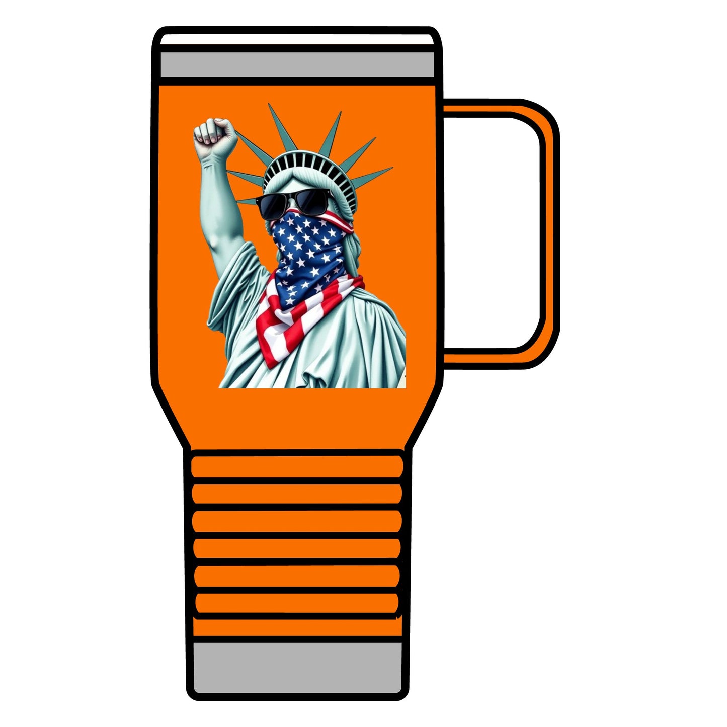 #RESIST with Lady Liberty Travel Mug - 20oz