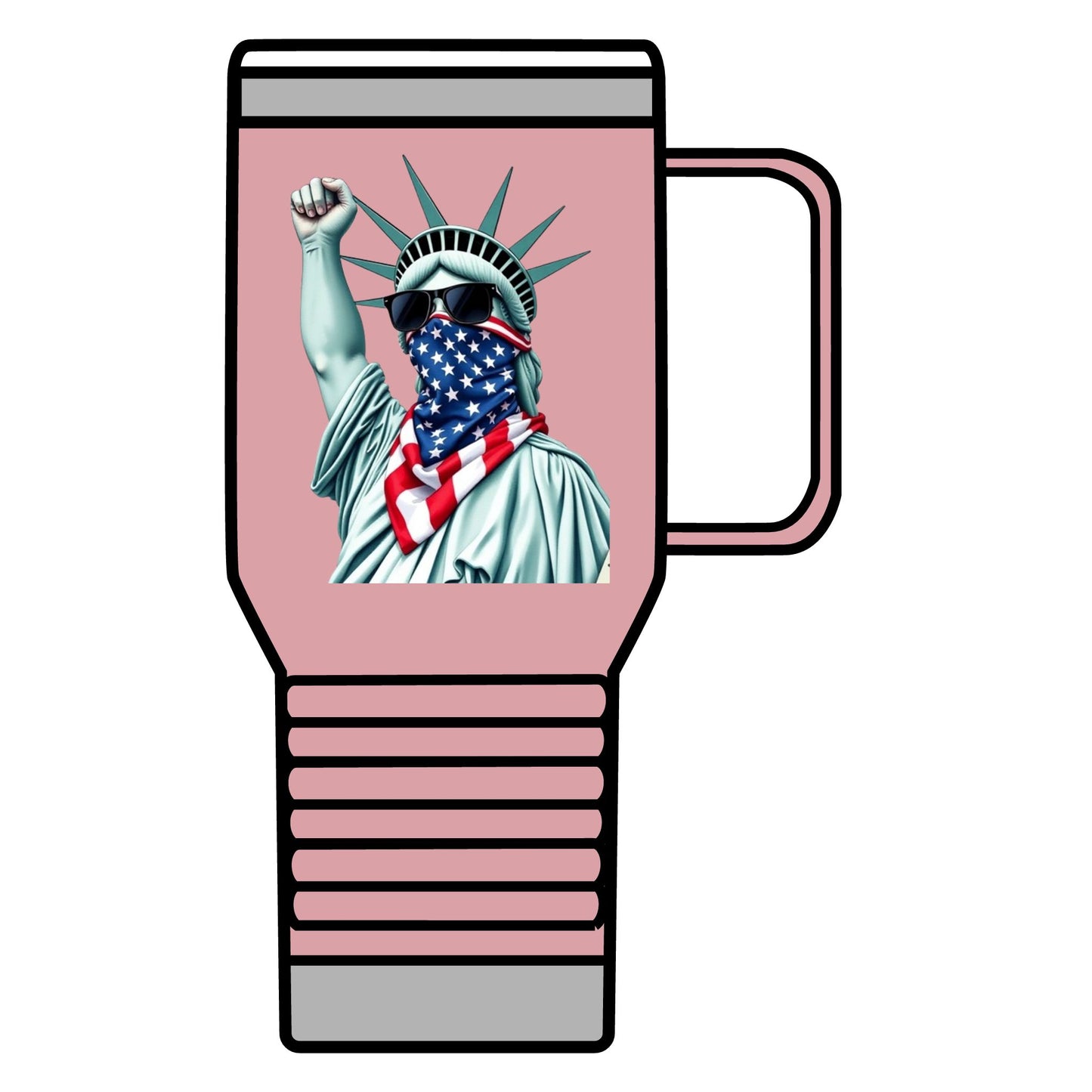 #RESIST with Lady Liberty Travel Mug - 20oz