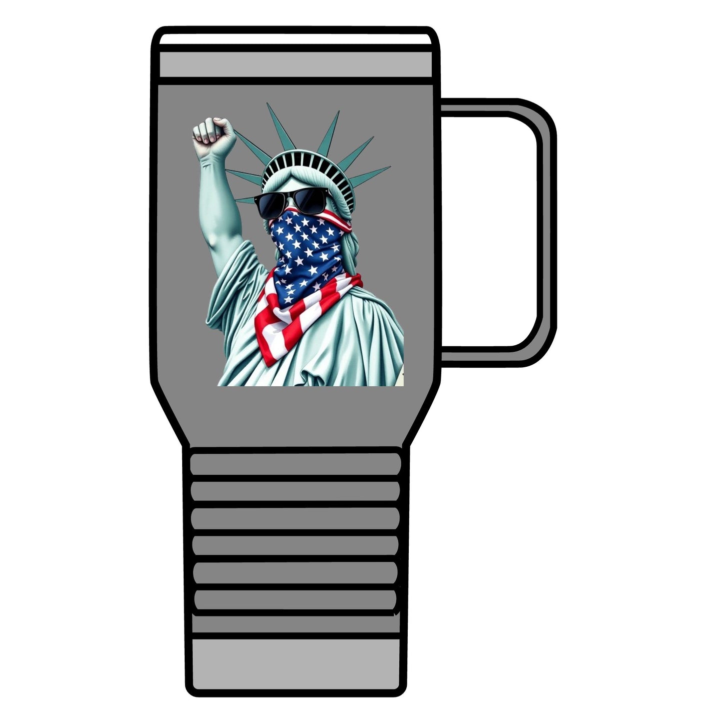 #RESIST with Lady Liberty Travel Mug - 20oz