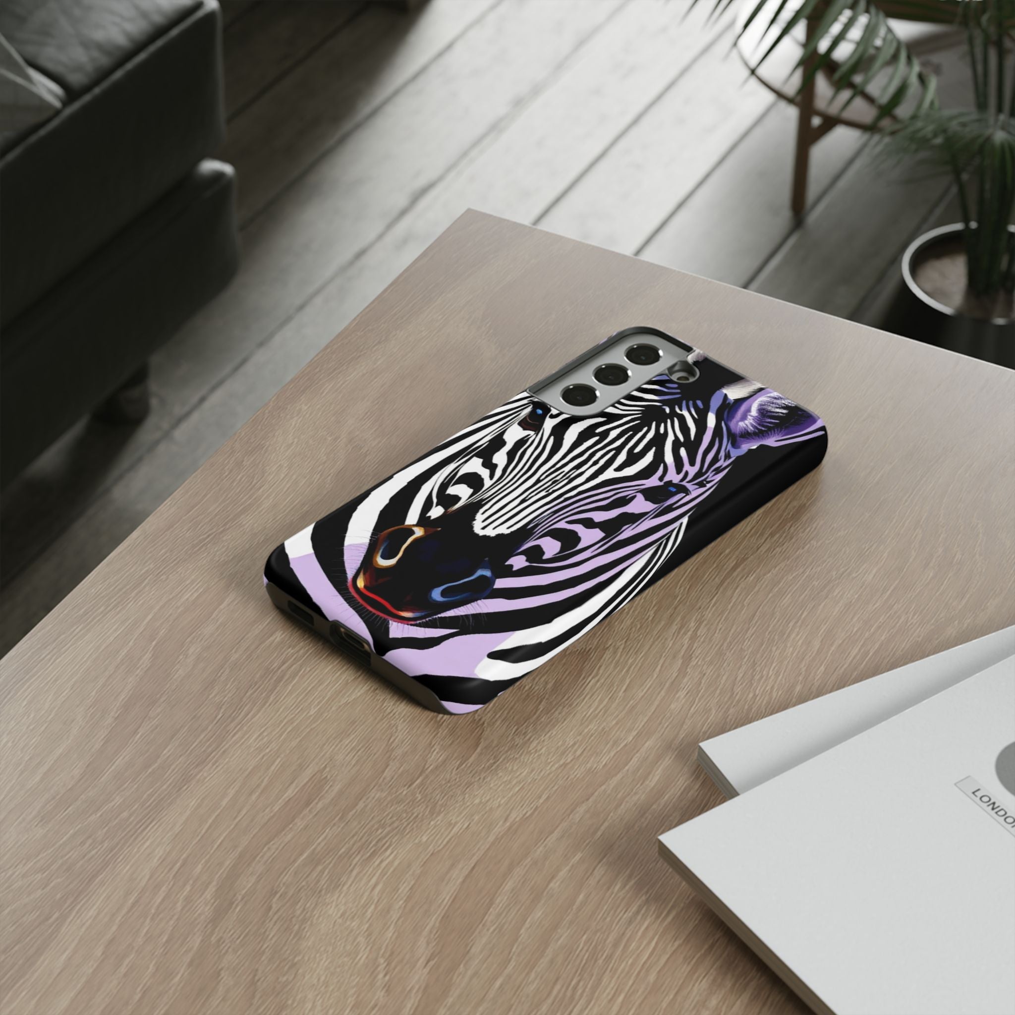 Android OR iPhone Compatible Cases - Zebra Design - Unique Tough Cases