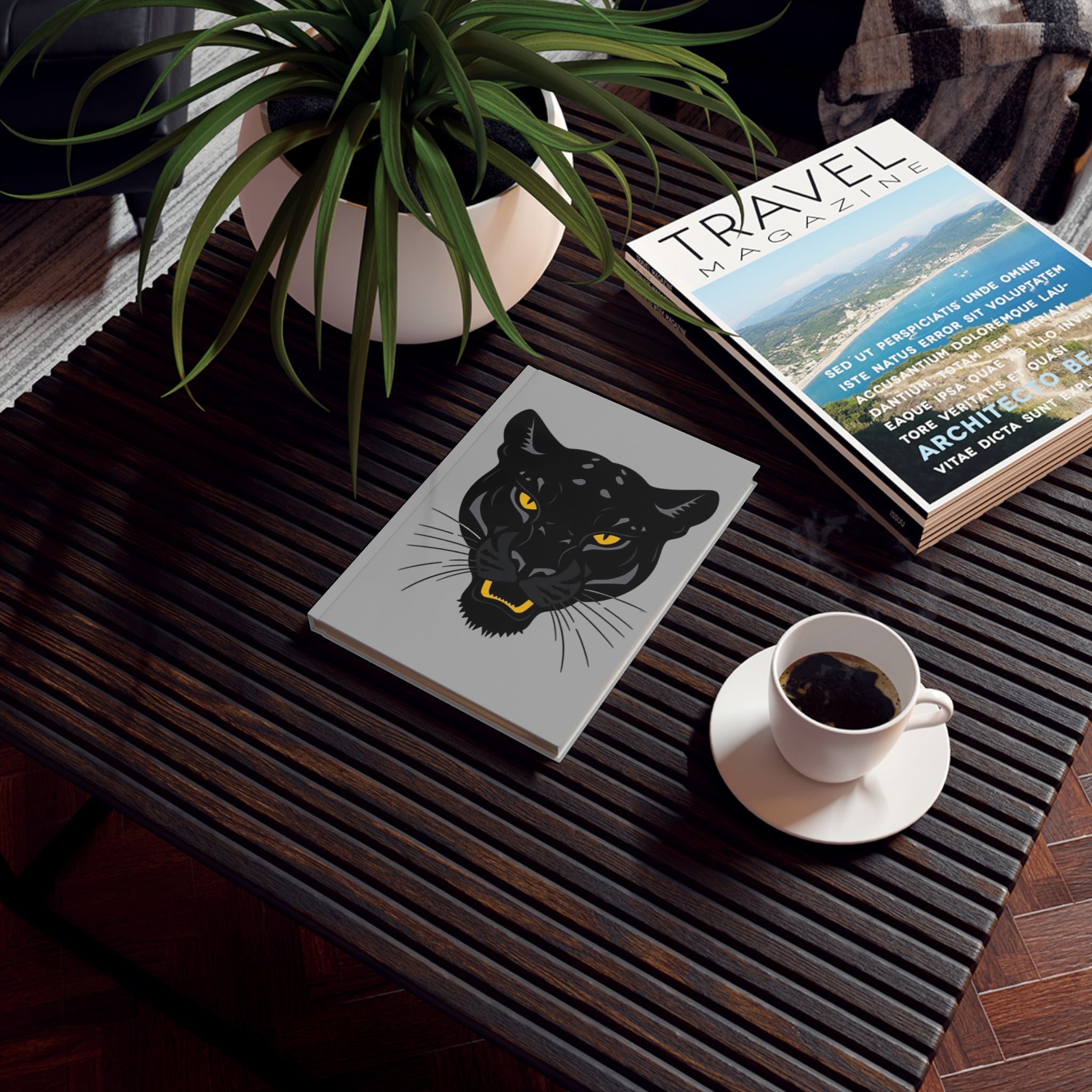 Black Panther Hard Backed Journal - Perfect for Gifts, Journaling, and Celebrations