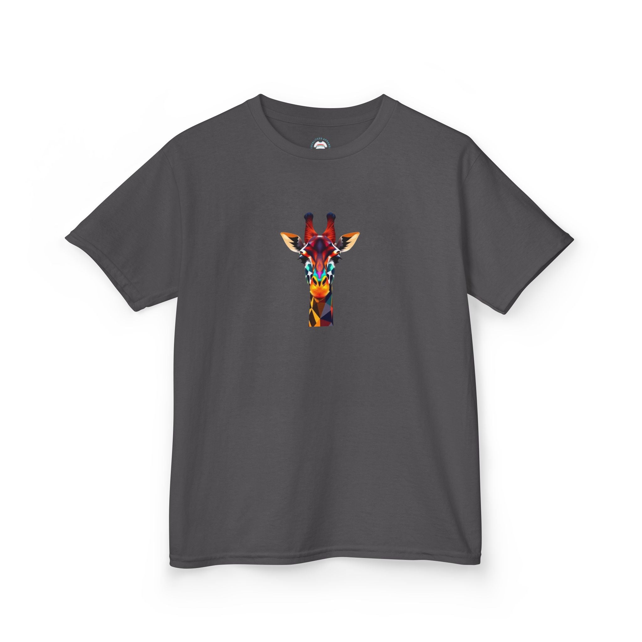 Colorful Fractal Giraffe Kids Heavy Cotton™ Tee
