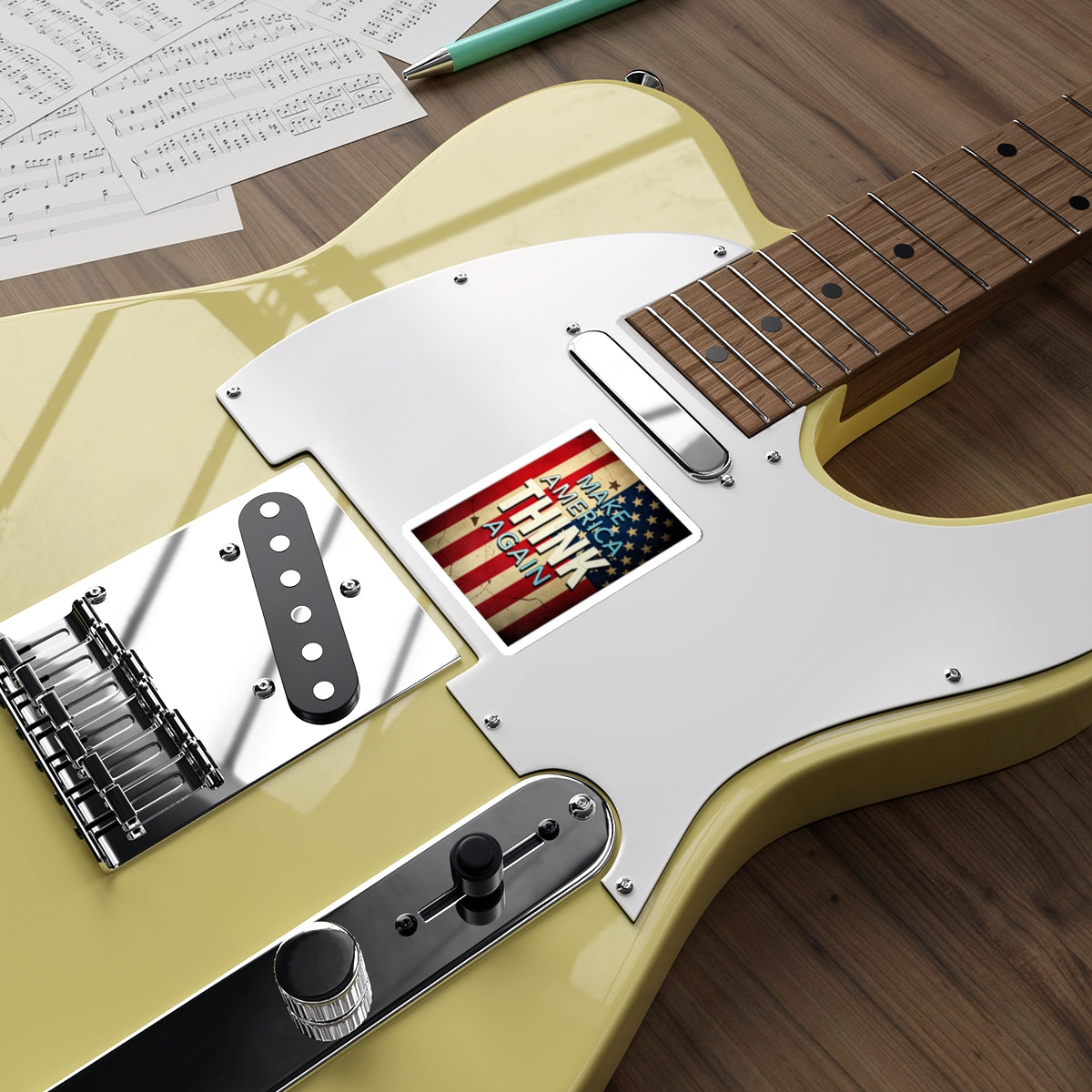 Die-Cut Stickers - Make America Think Again