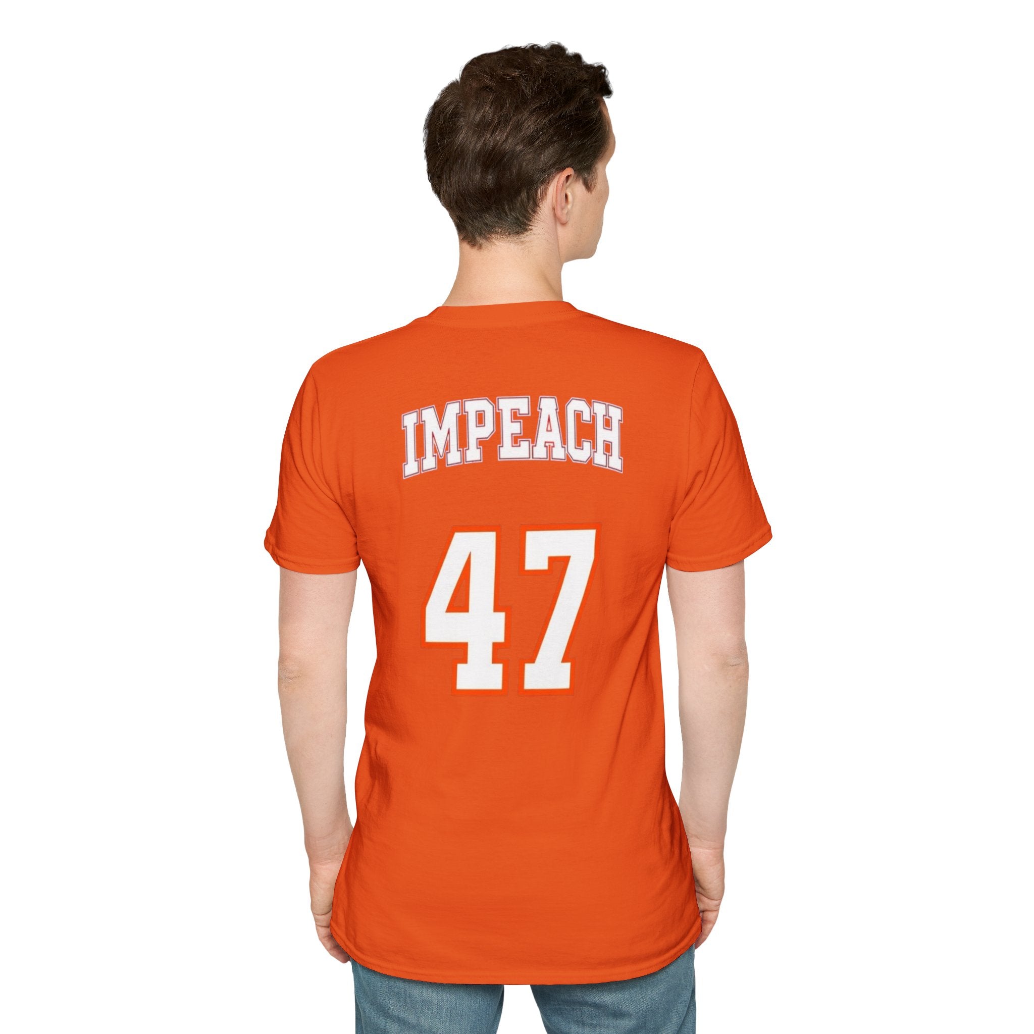 American Patriots Unisex Softstyle T-Shirt - Impeach 47 Graphic Tee