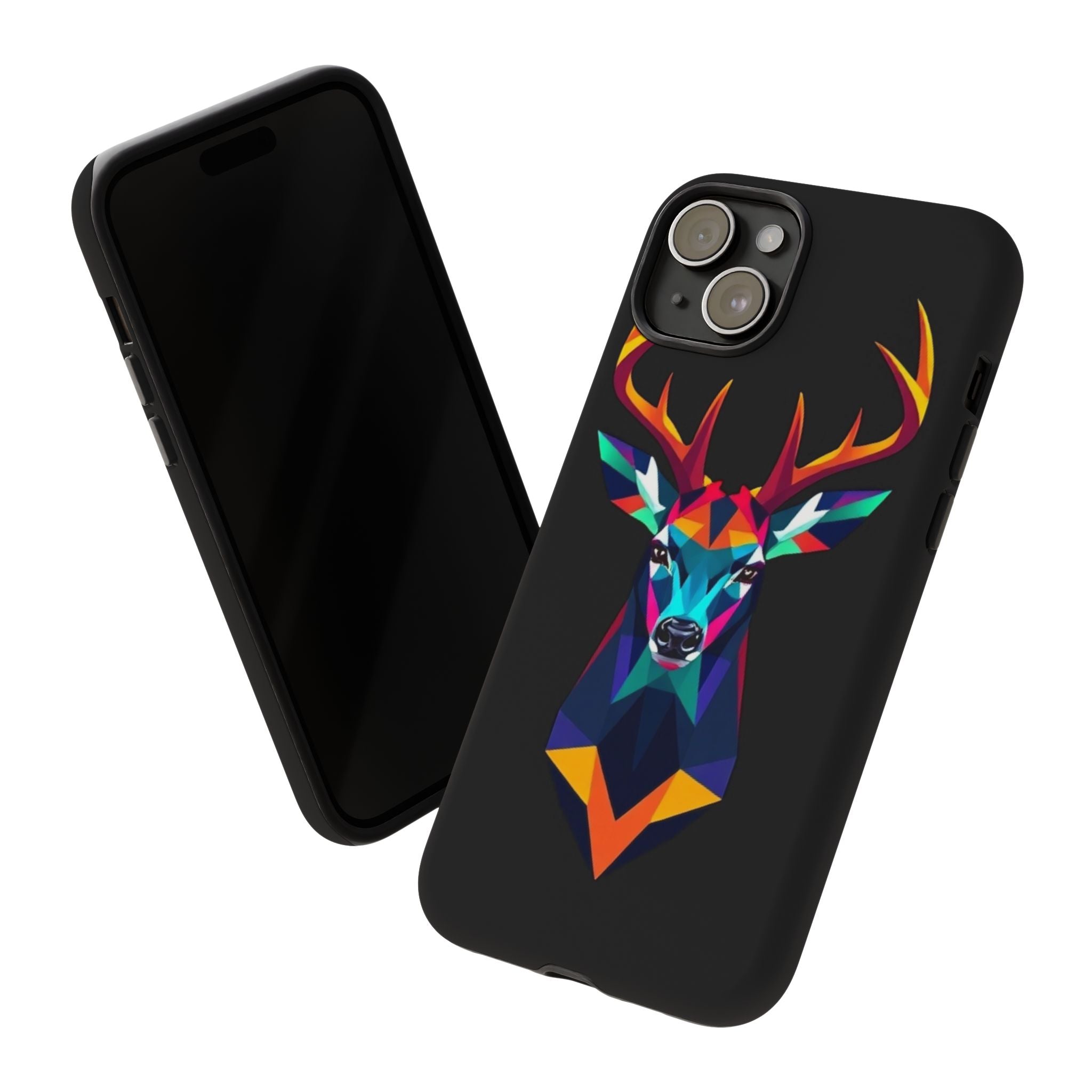 Colorful Fractal Deer Art Design Tough Case For Android & iPhone