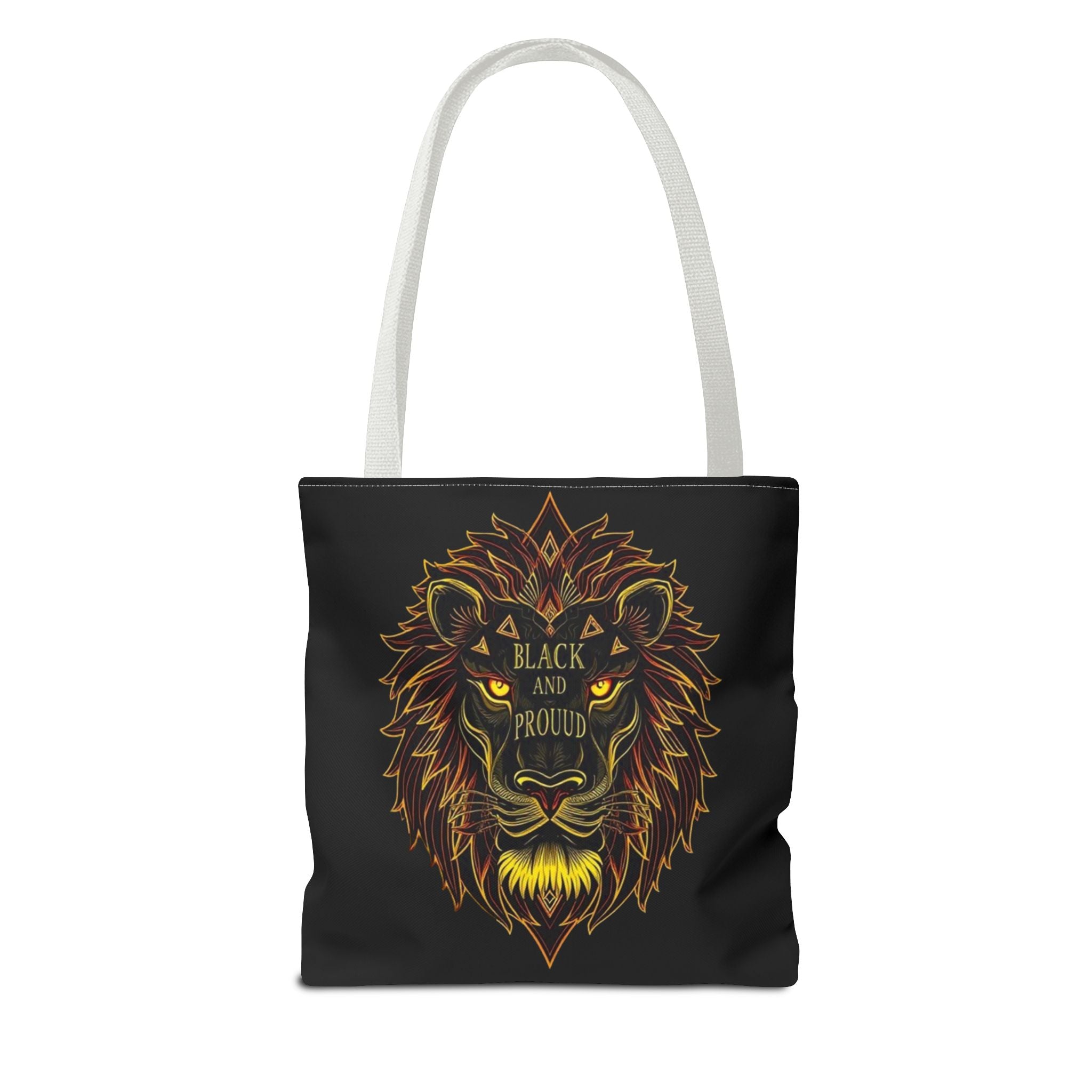 Black and Proud Lion Tote Bag