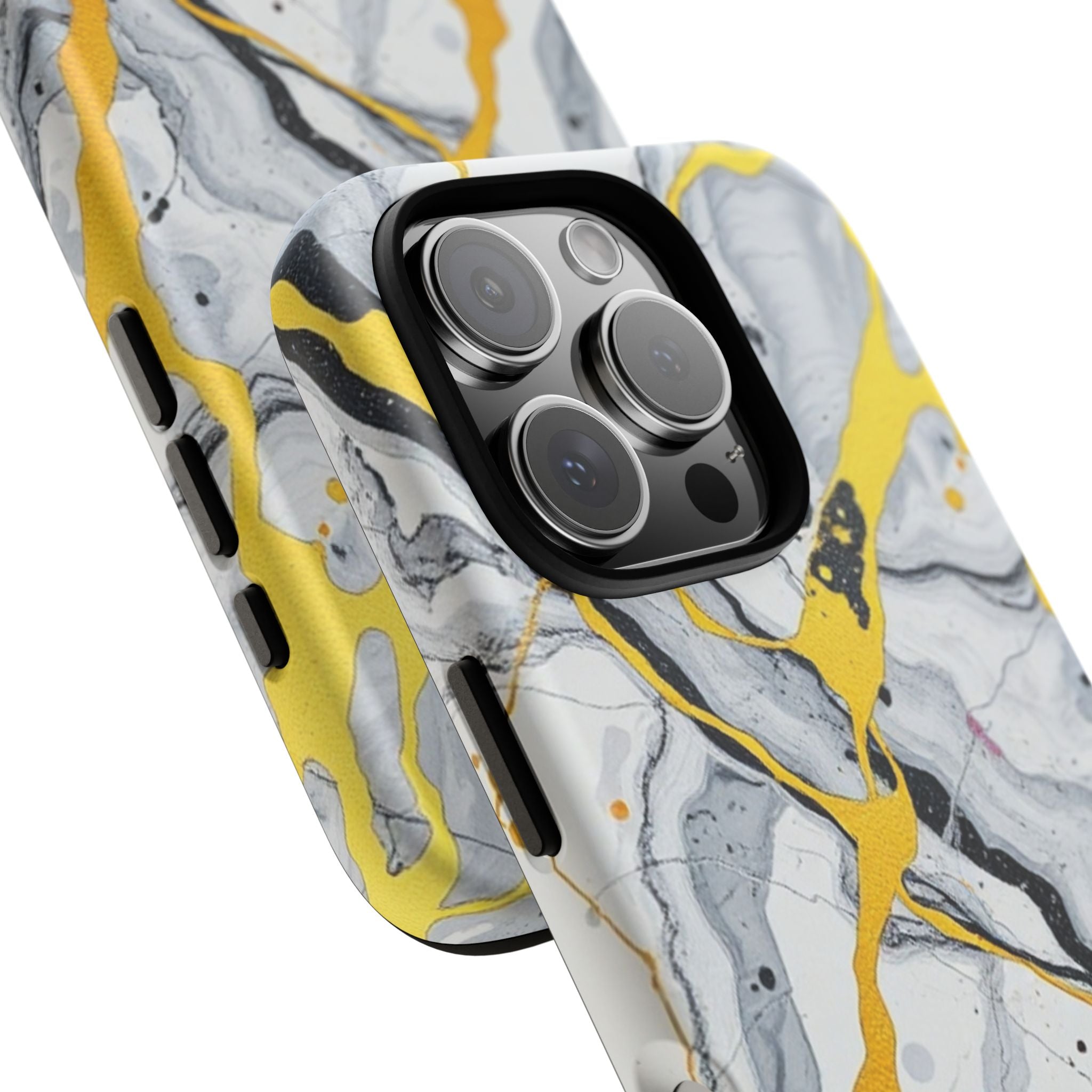 Beautiful Marble and Gold Design Tough Cases For Android & iPhone