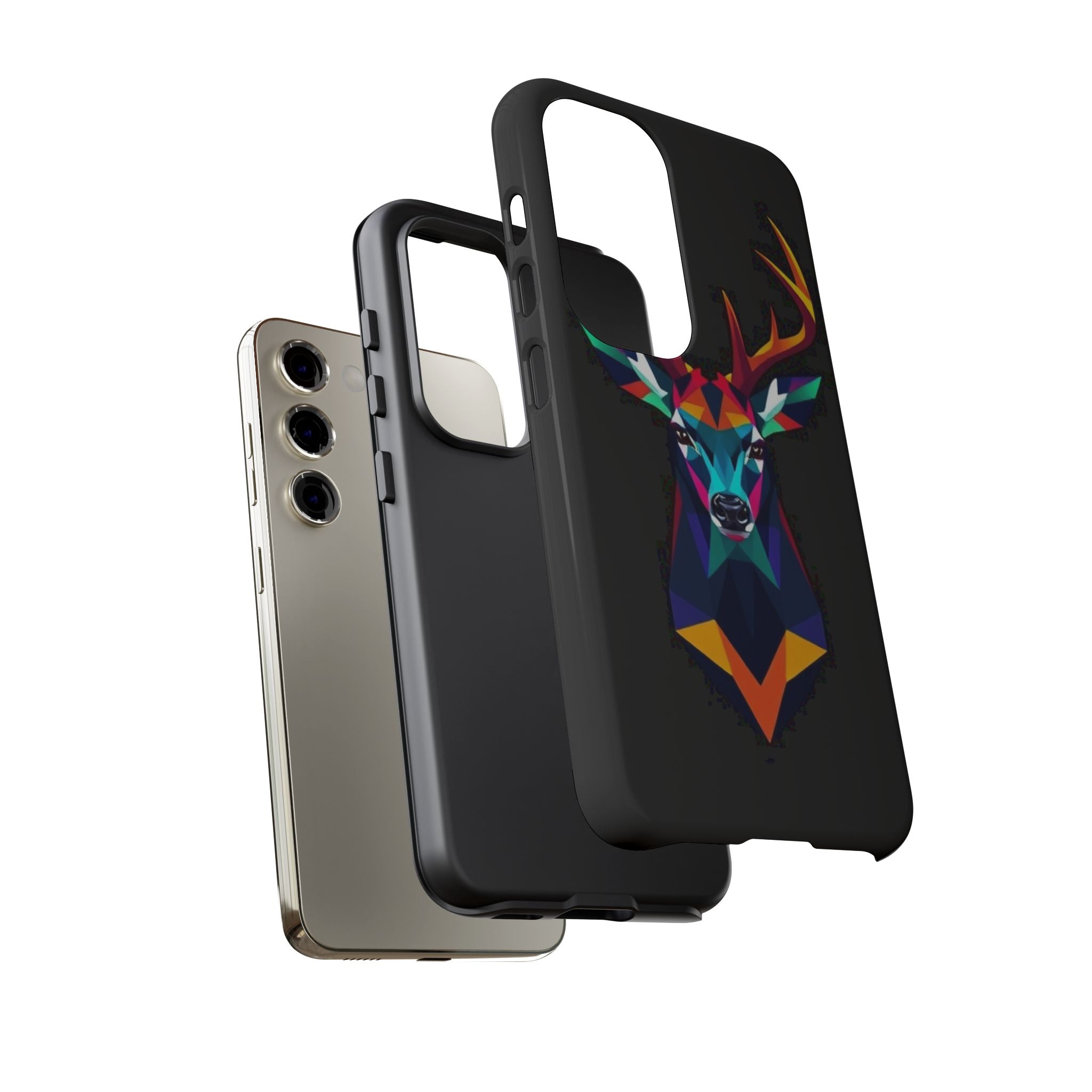 Colorful Fractal Deer Art Design Tough Case For Android & iPhone
