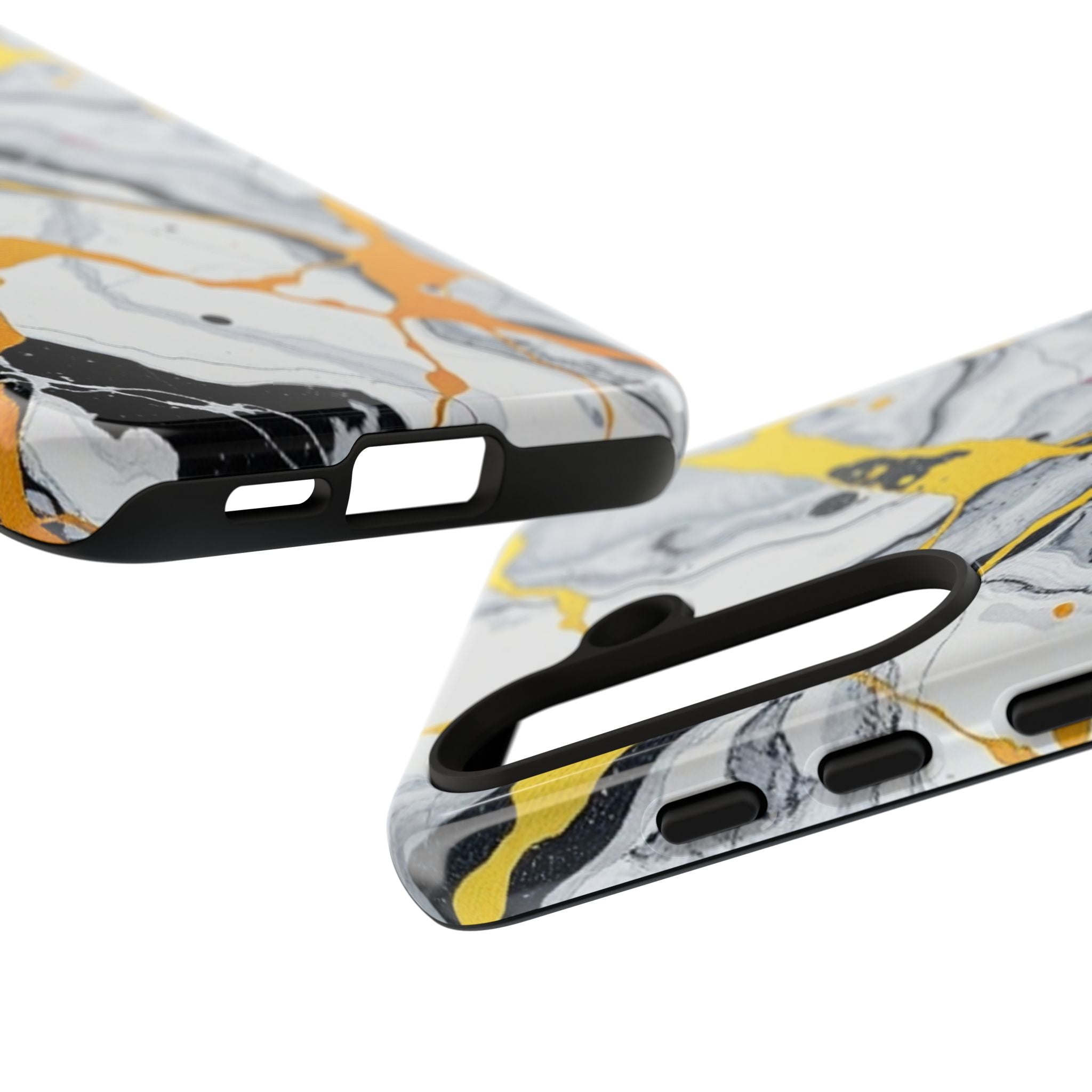 Beautiful Marble and Gold Design Tough Cases For Android & iPhone