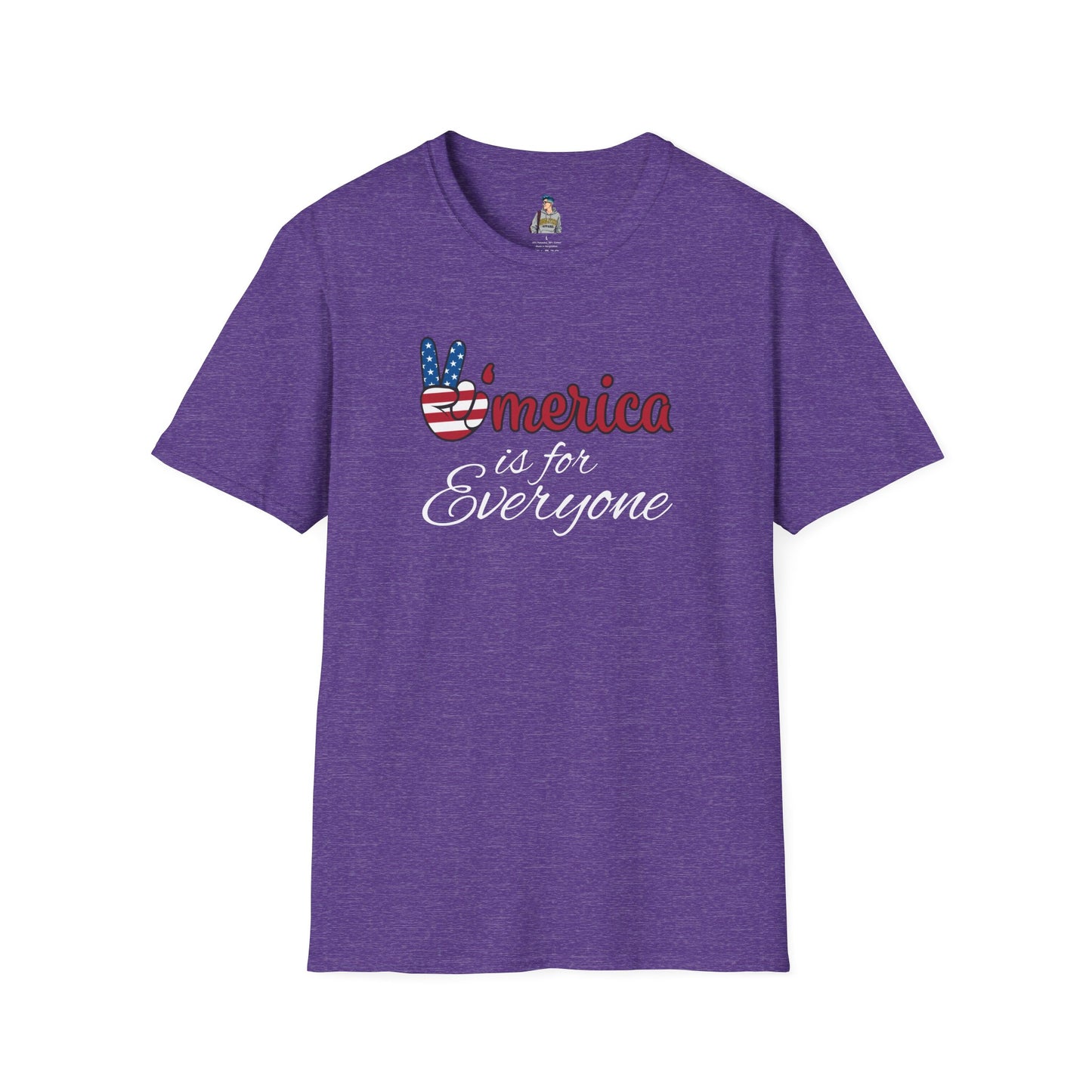 'Merica is for Everyone - Softstyle Unisex T-Shirt