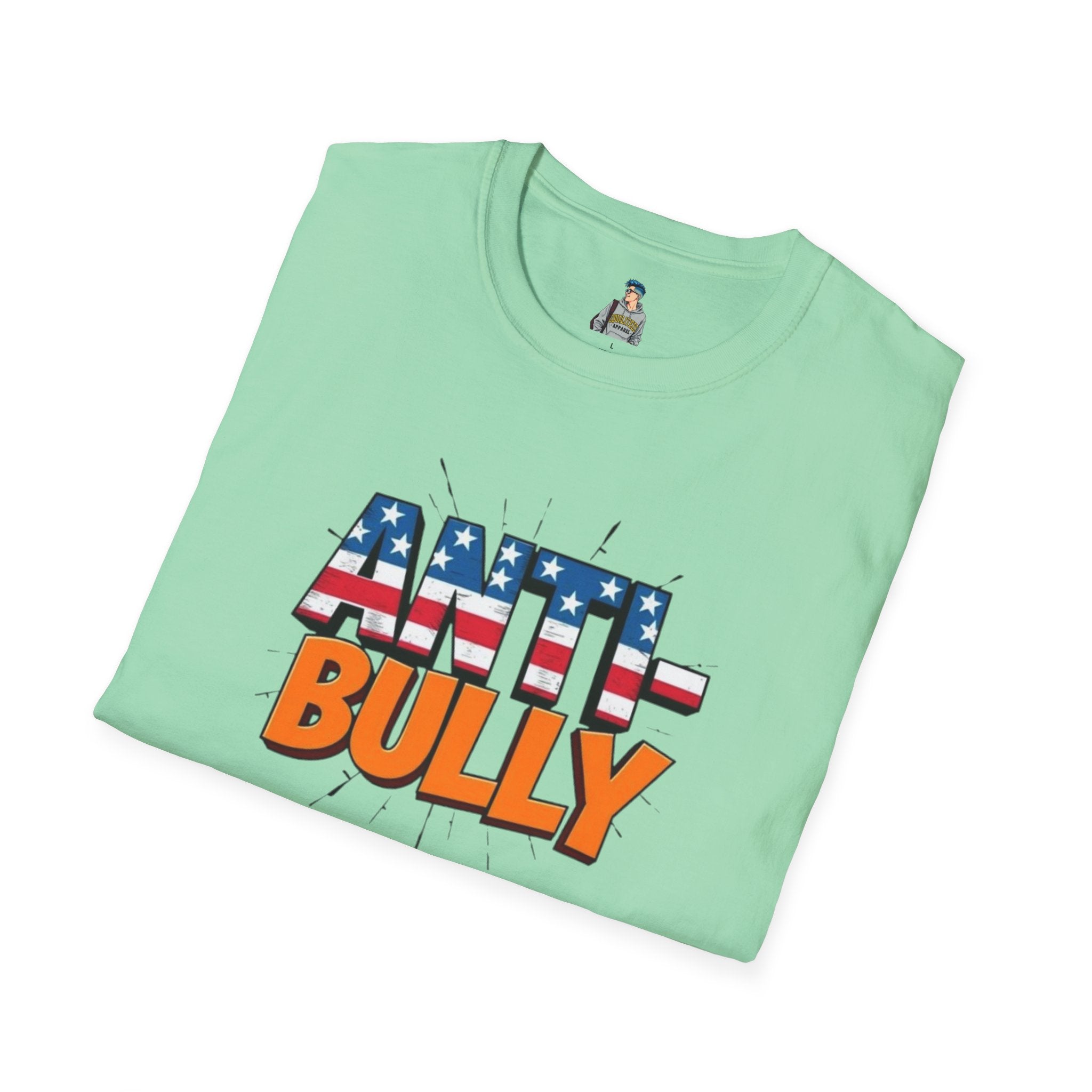 Anti-Bully Unisex Softstyle T-Shirt - Support Anti-Bullying Awareness