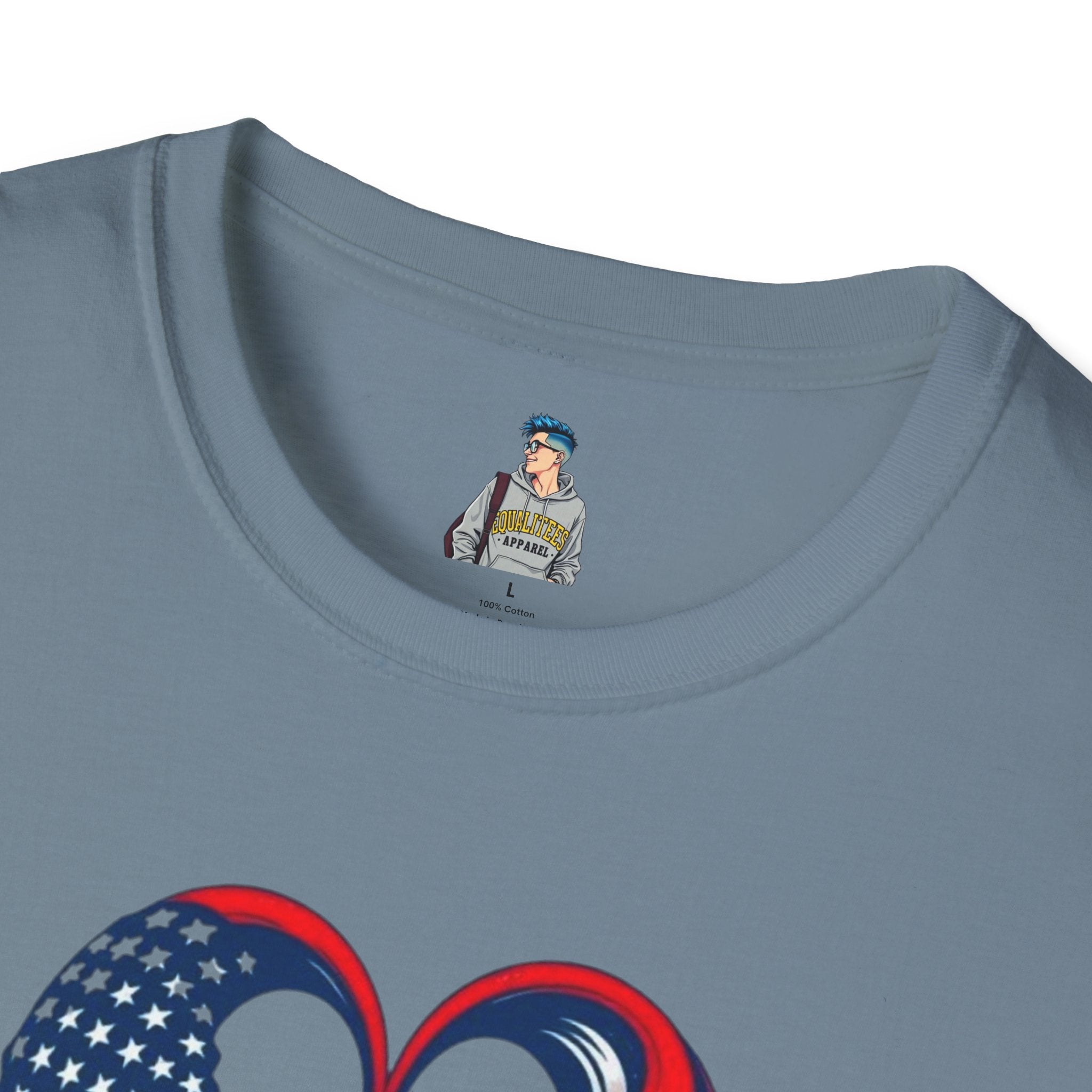 American Patriots Stand with Canada Unisex Softstyle T-Shirt