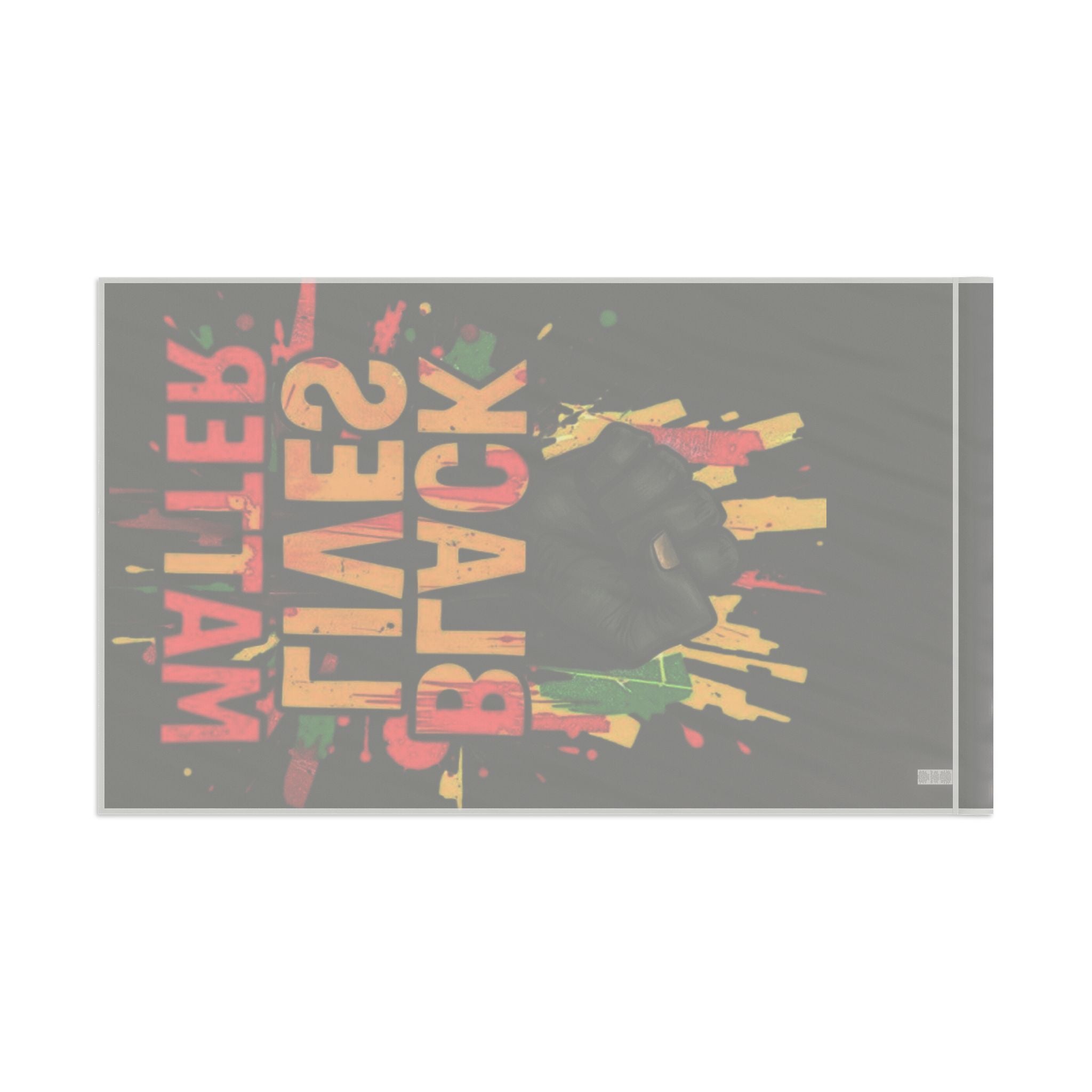 Black Lives Matter Awareness, Pride and Protest Flag