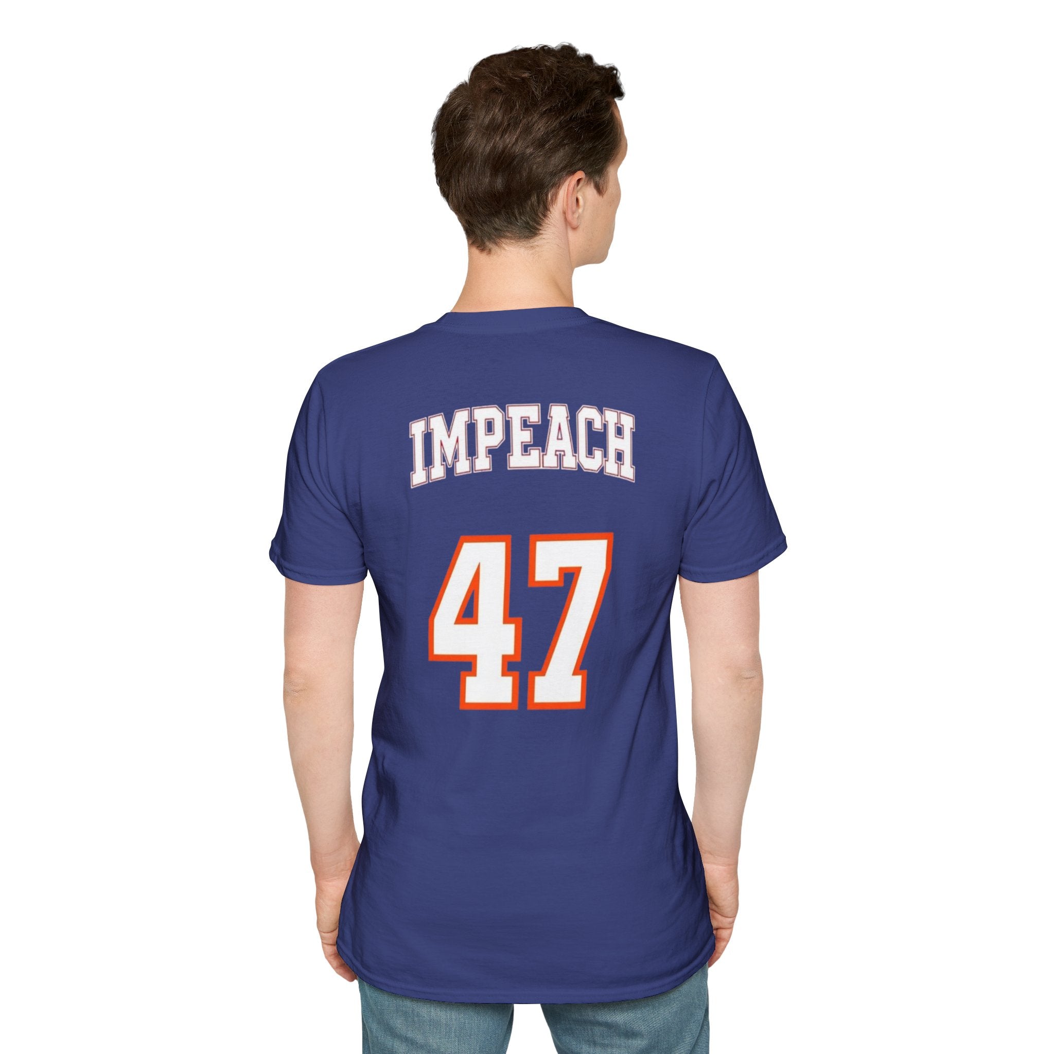 American Patriots Unisex Softstyle T-Shirt - Impeach 47 Graphic Tee