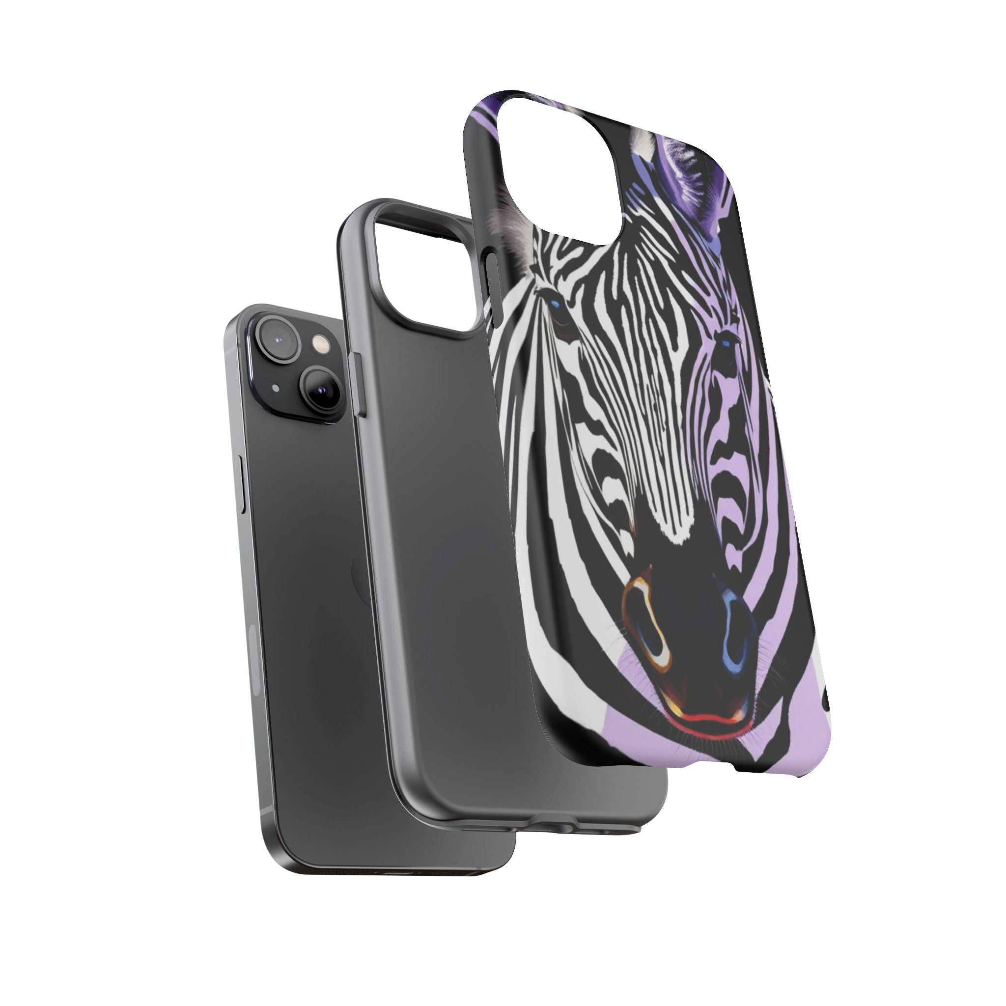 Android OR iPhone Compatible Cases - Zebra Design - Unique Tough Cases