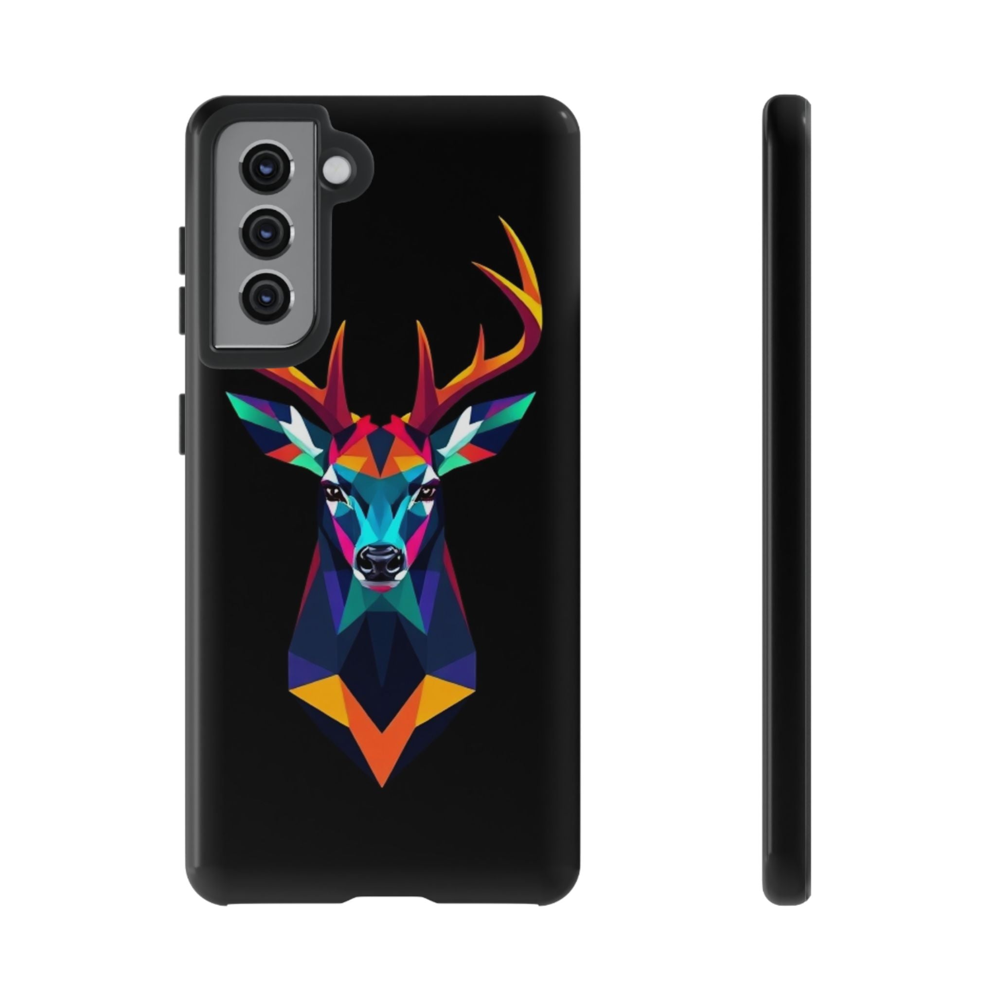 Colorful Fractal Deer Art Design Tough Case For Android & iPhone
