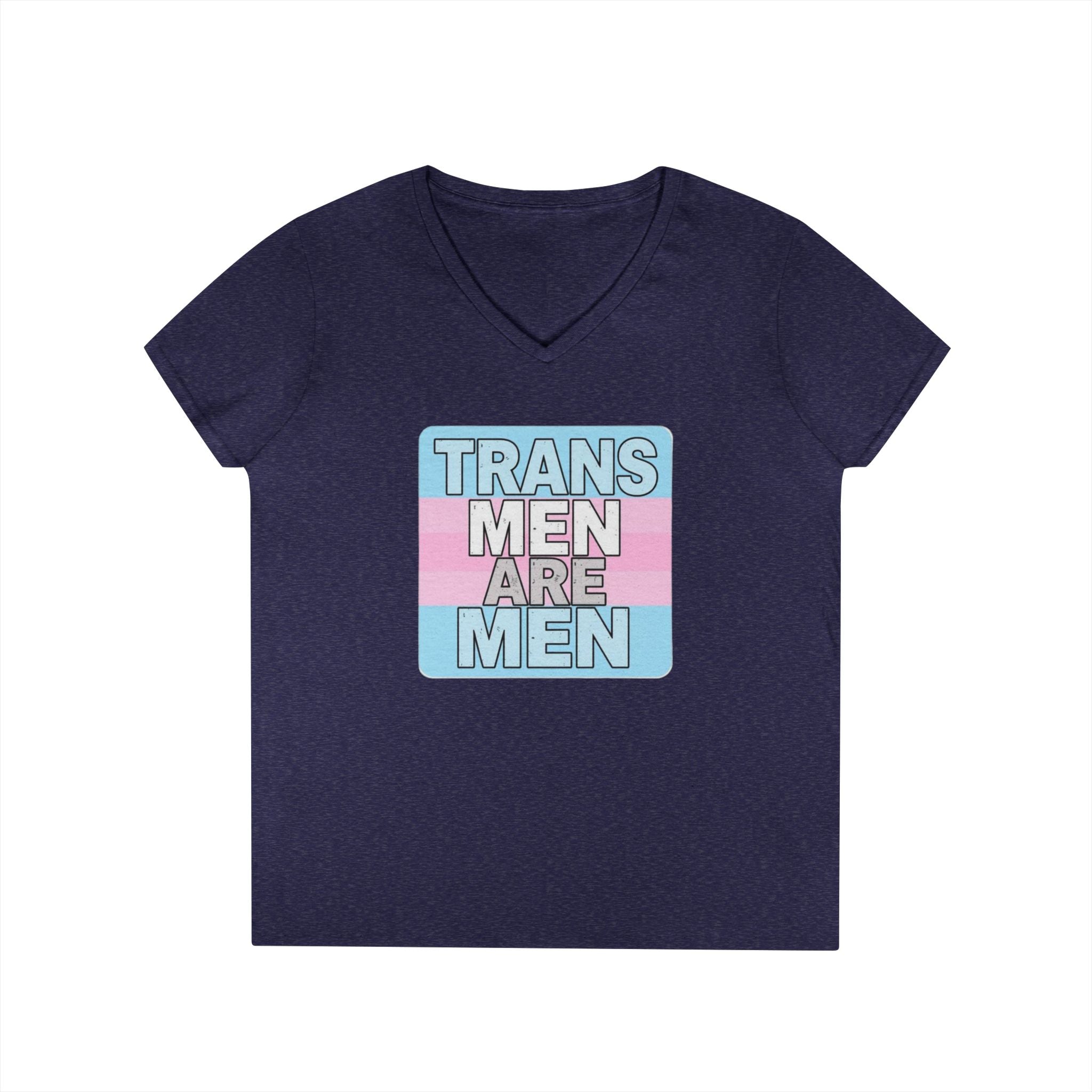 Transgender Pride V-Neck T-Shirt - Empowering Message for Inclusivity