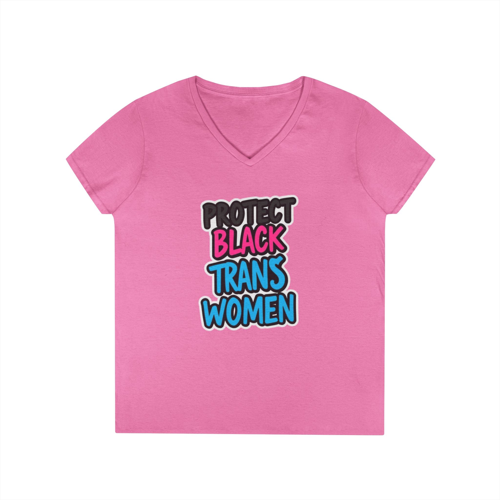 Protect Black Trans Women V-Neck T-Shirt