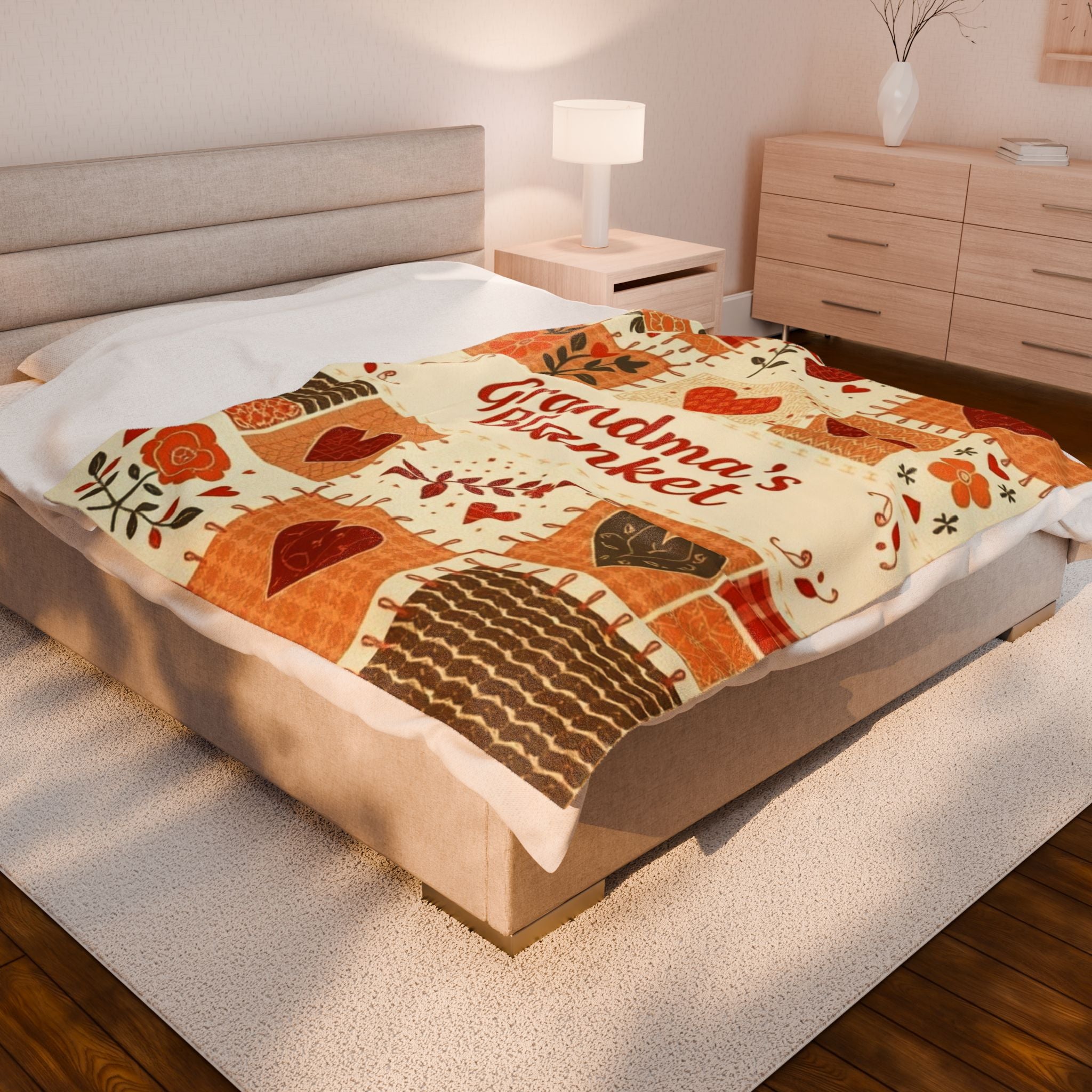 Grandma's Blanket Plush Blanket – For Comfort and Warmth