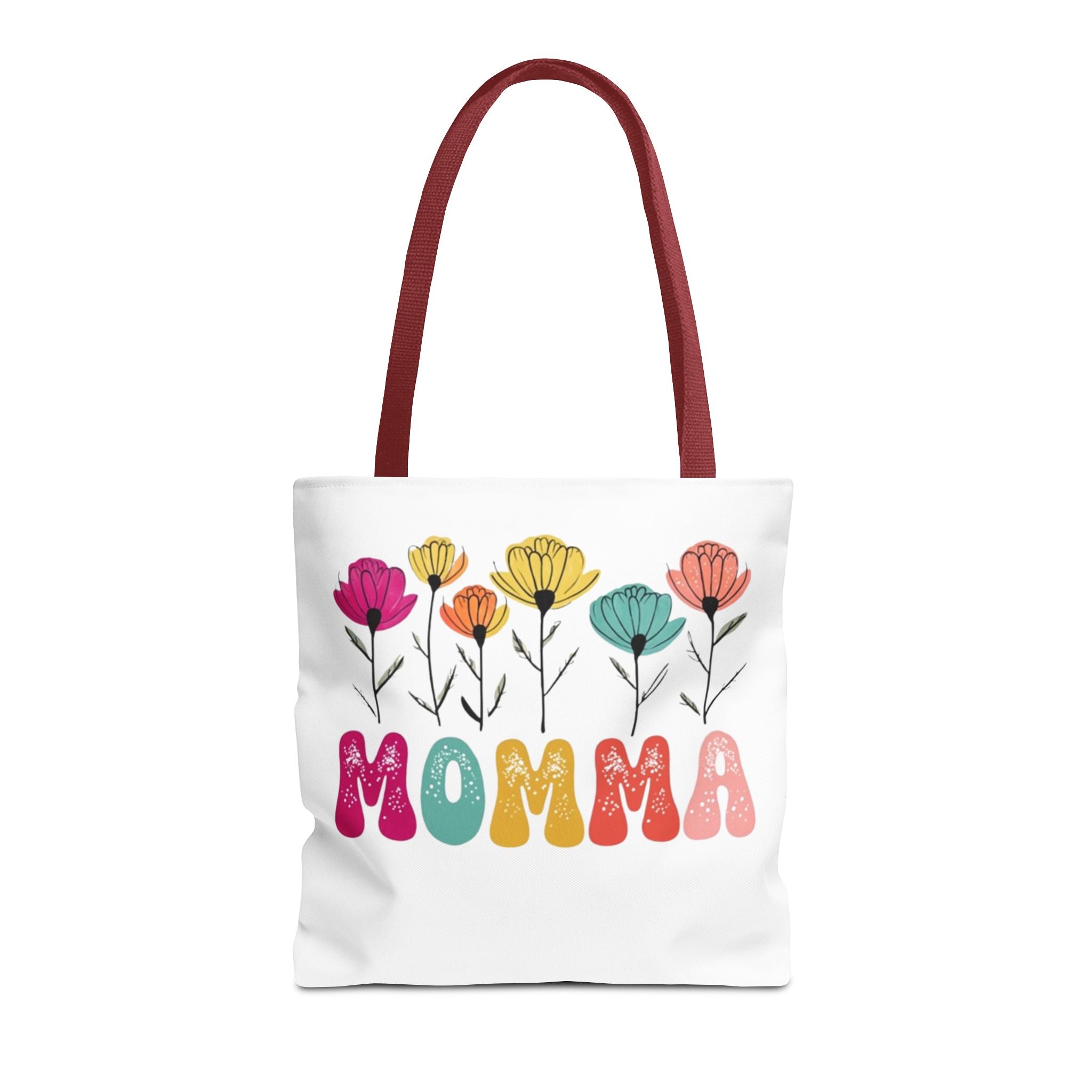 Colorful Floral 'Momma' Tote Bag - Perfect for Mother's Day and Everyday Use