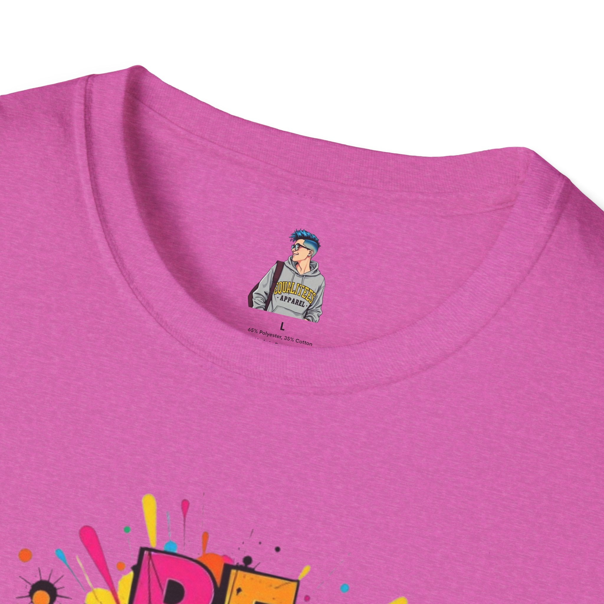 Be Weird Unisex Softstyle T-Shirt - Fun and Colorful Graphic Tee for Self-Expression