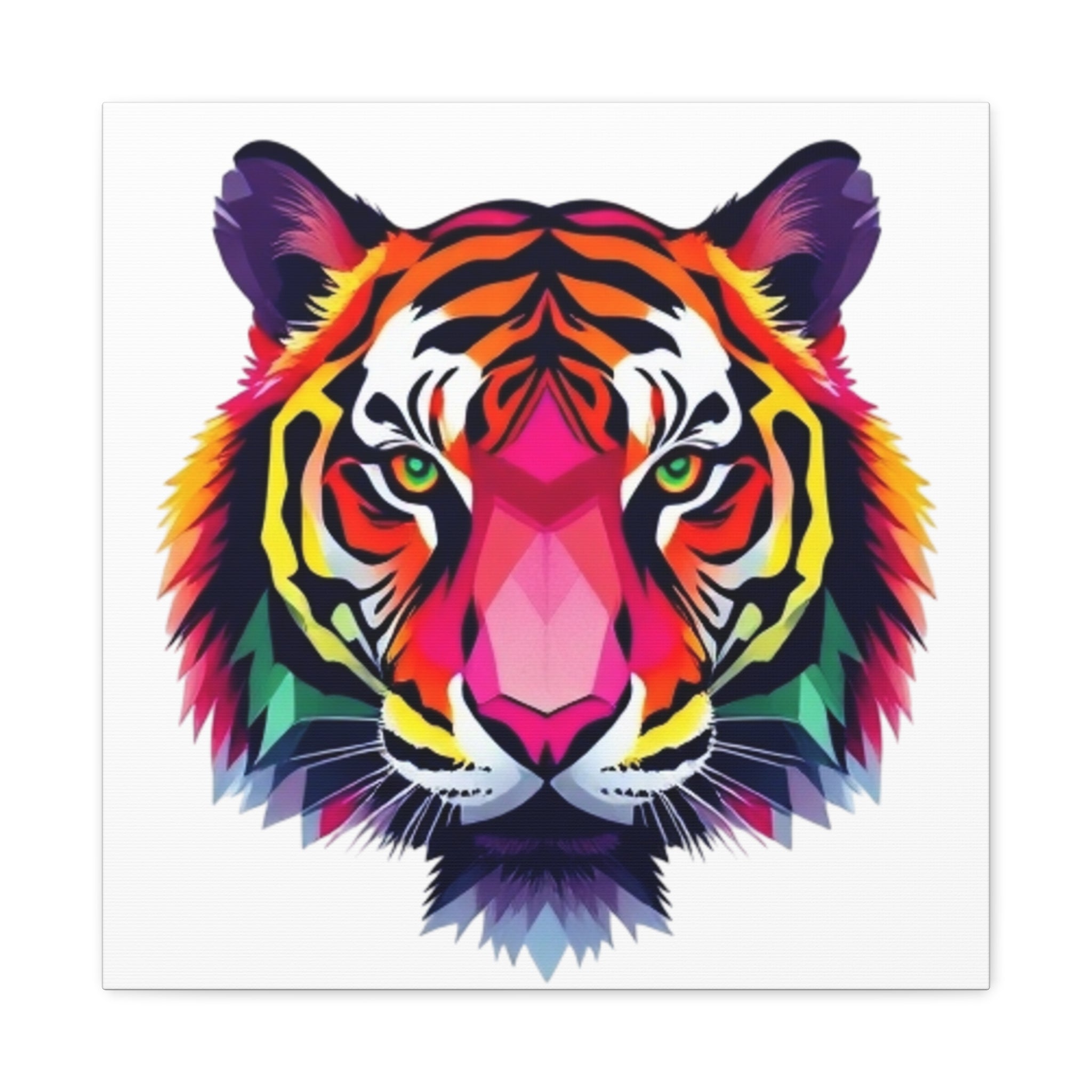 Colorful Tiger Canvas Art - Vibrant Wall Decor for Animal Lovers