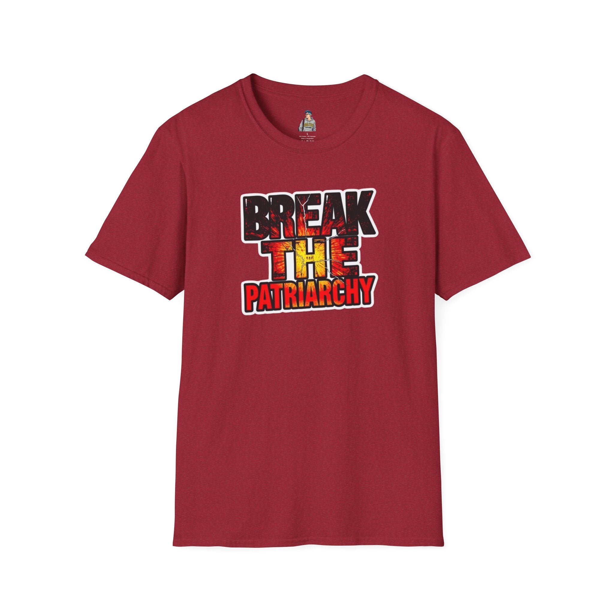 Break the Patriarchy Unisex Softstyle T-Shirt - Empowerment Wear for Social Change
