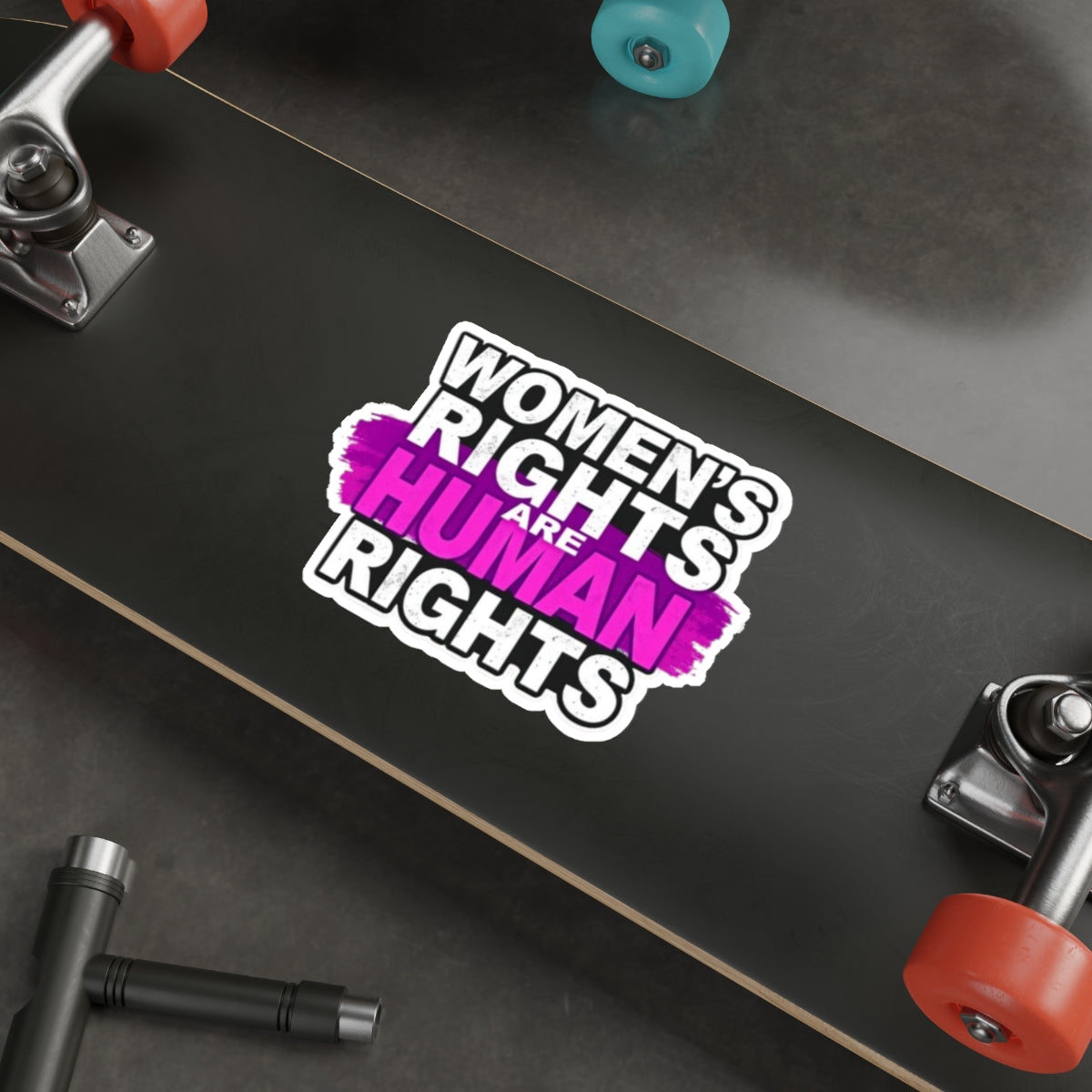 Die-Cut Stickers - WOMEN'S RIGHTS ARE HUMAN RIGHTS